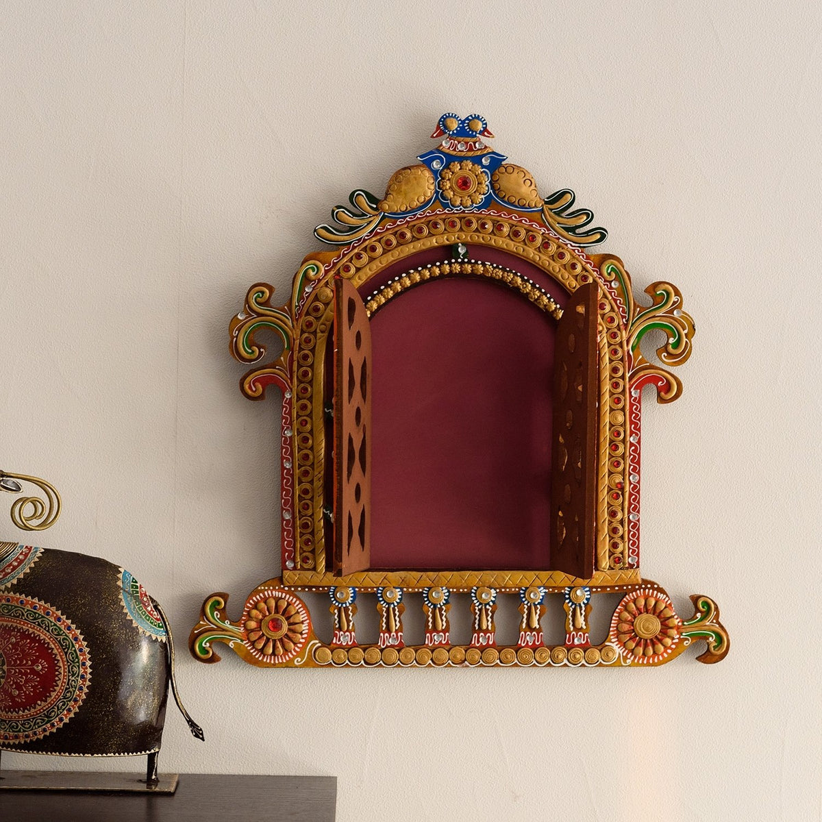 Buy Jharokhas Online Modern Wooden Jharokha Window Wall Art eCraftIndia