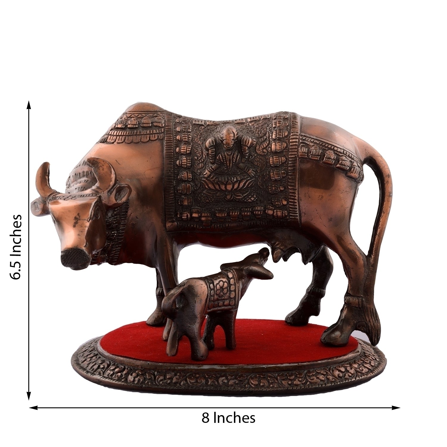 Kamdhenu Cow And Calf Calf Statue Animal Figurines 2