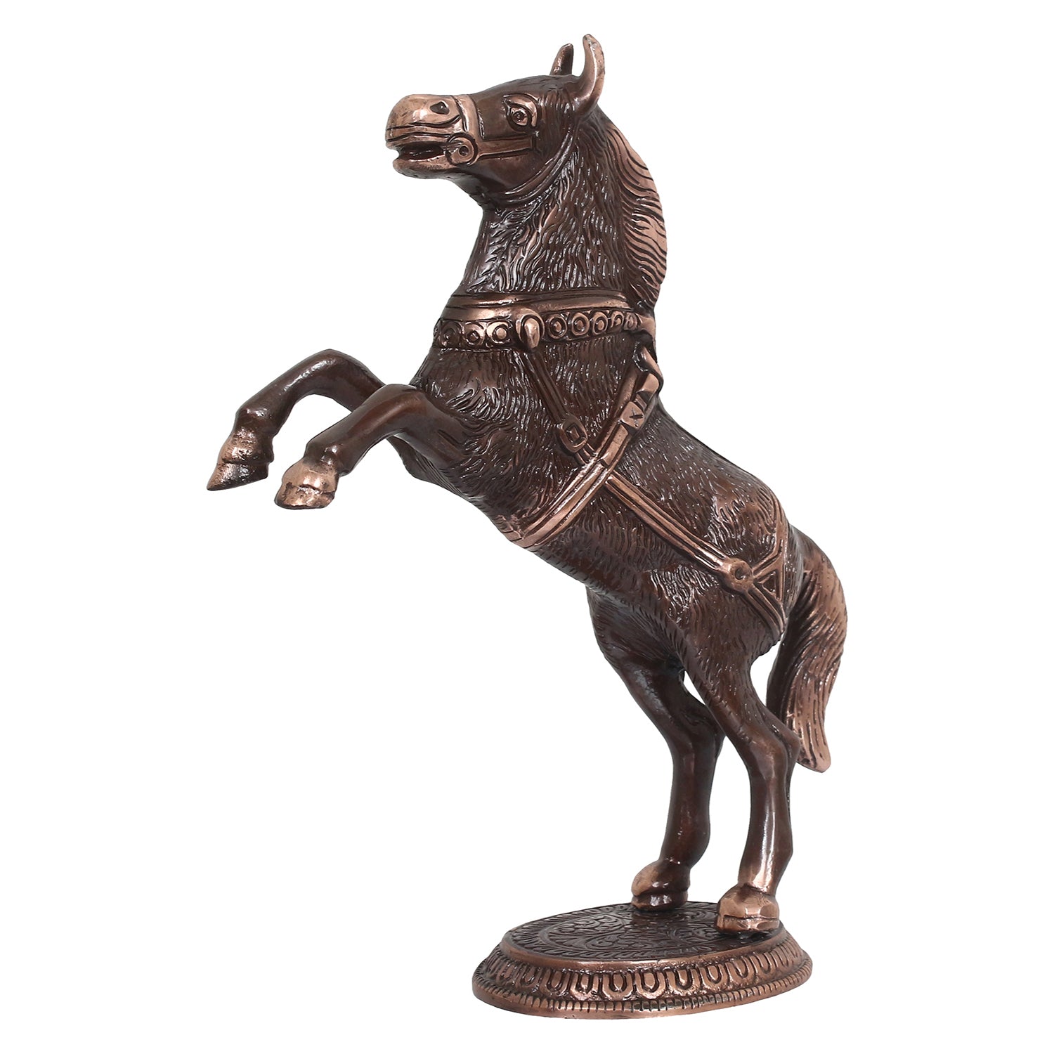 Decorative Jumping Horse Figurine Antique Showpiece 2