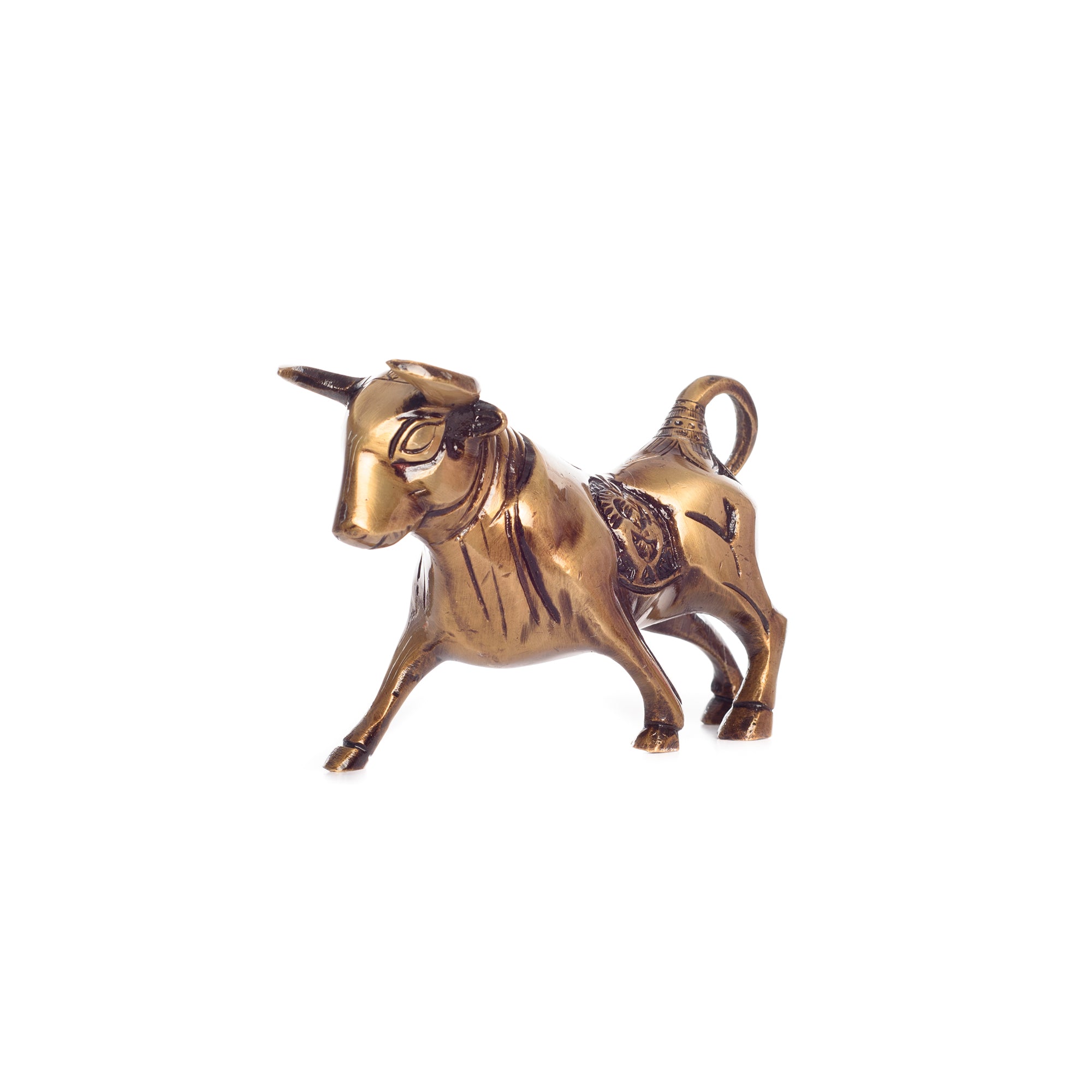 Brass Kamdhenu Cow Sculpture 1