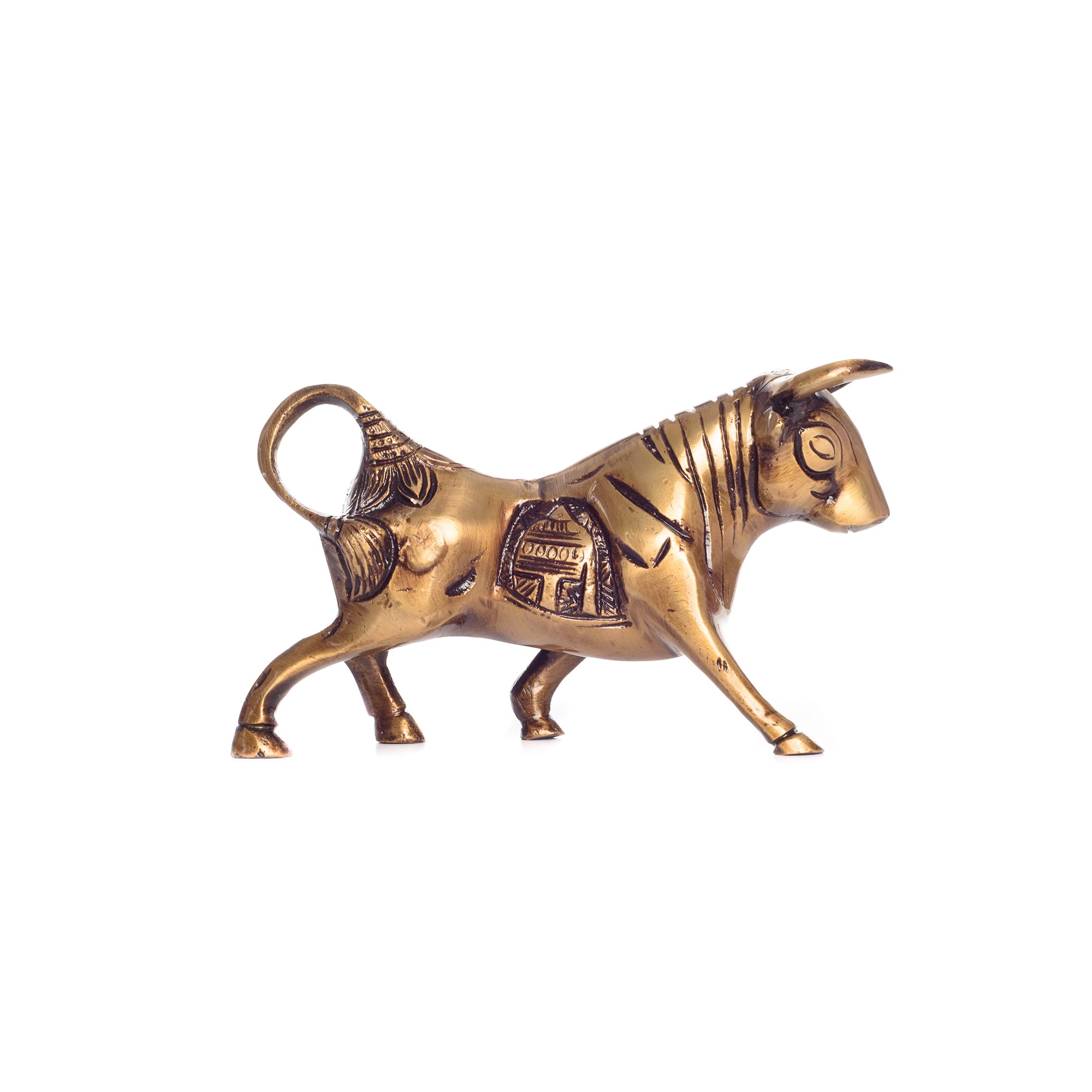 Brass Kamdhenu Cow Sculpture 5