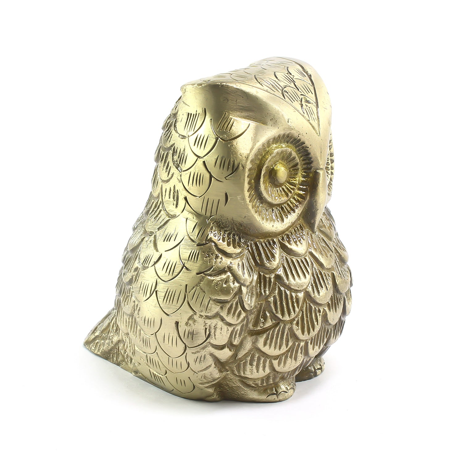 Decorative Brass Owl Showpiece Bird Figurine 4