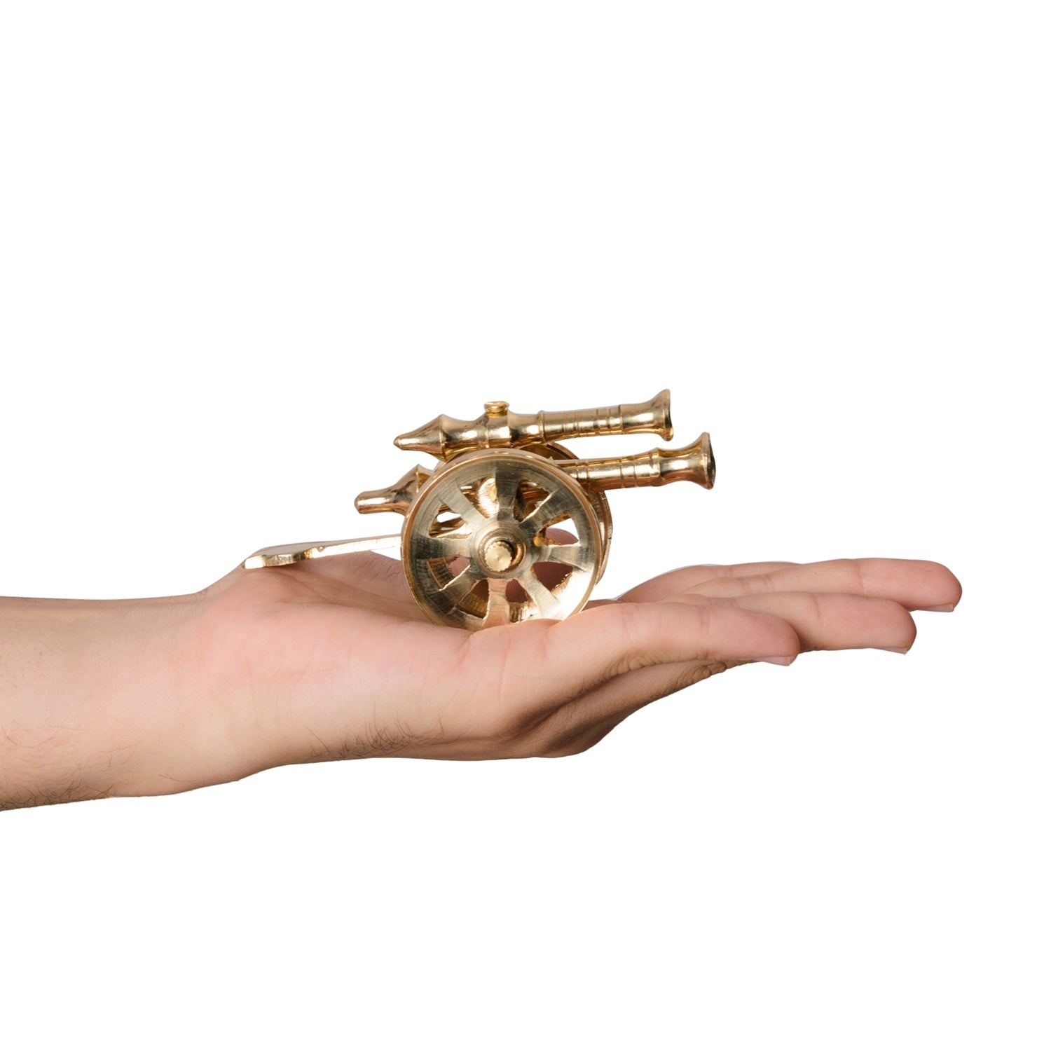 Gold Brass Decorative Cannon Showpiece for Home DÃ©cor 5