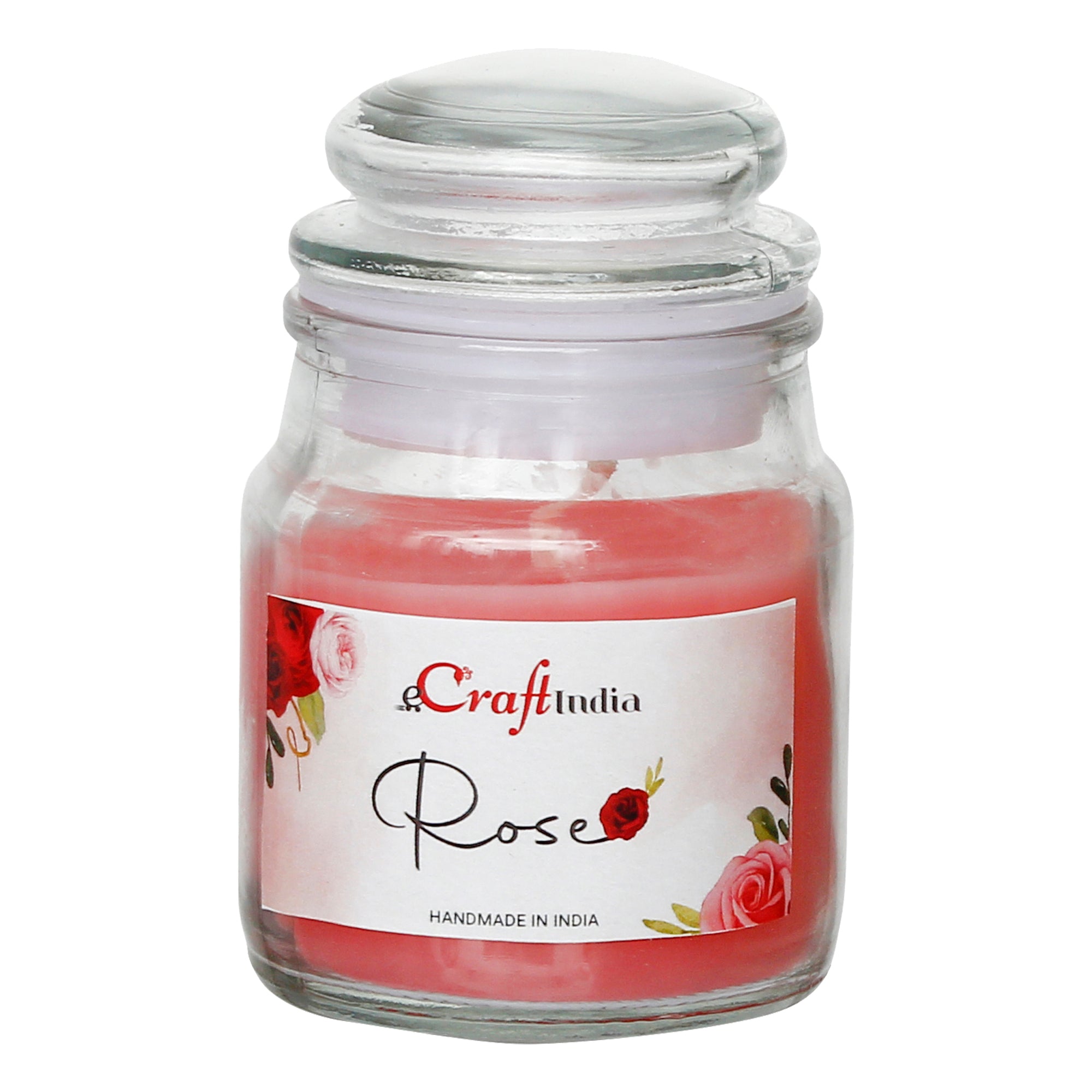 Rose Scented Jar Candle 2