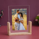 eCraftIndia Light Brown Acrylic & Wooden Contemporary Customized Photo Frame