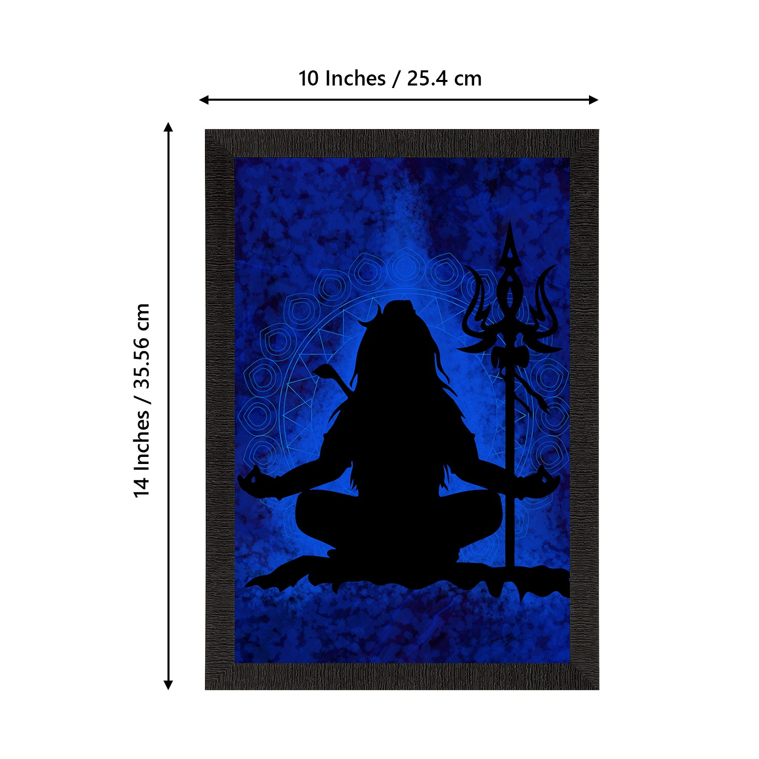 Lord Shiva Painting Digital Printed Religious Wall Art 3
