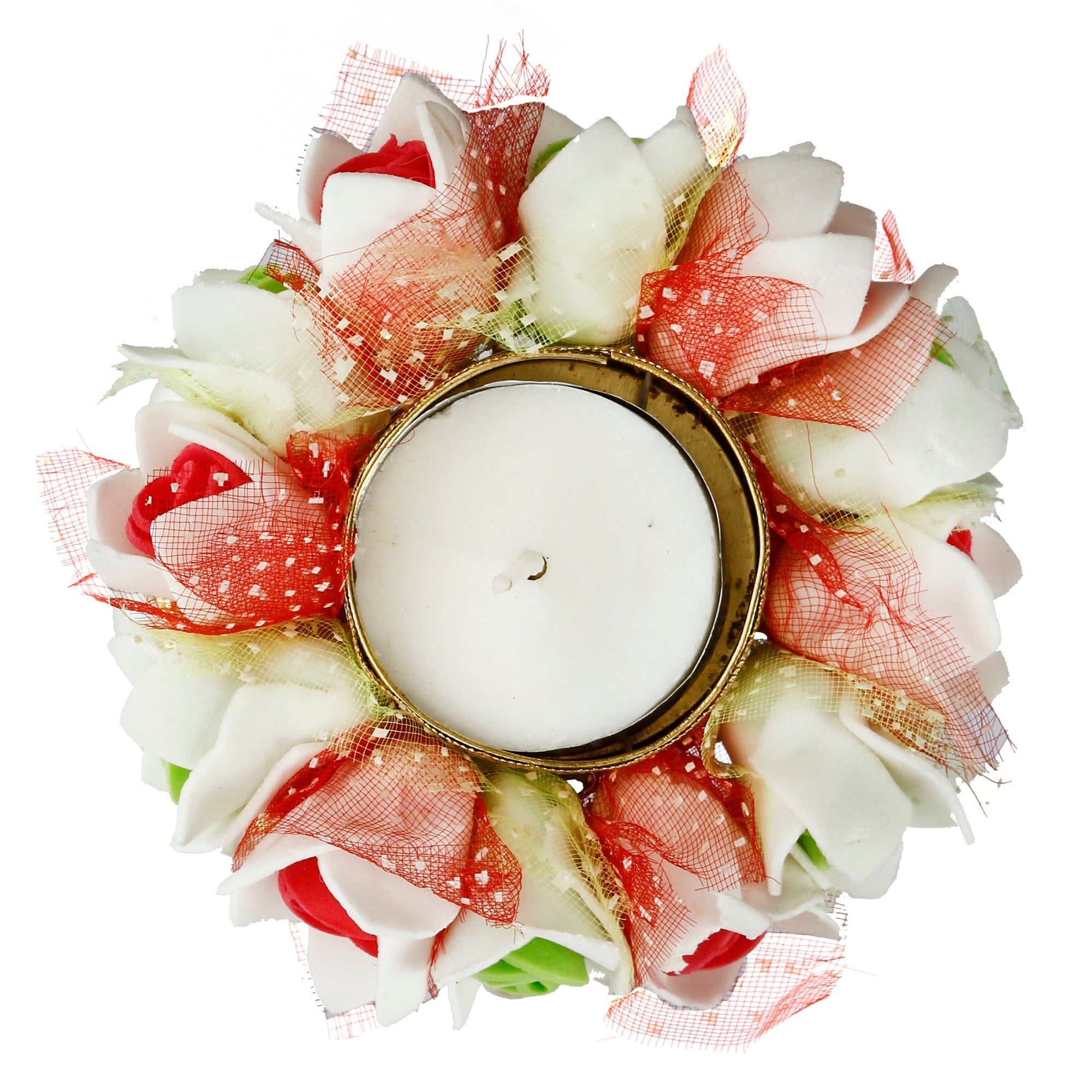 Designer Handcrafted Floral Tea Light Holder 5
