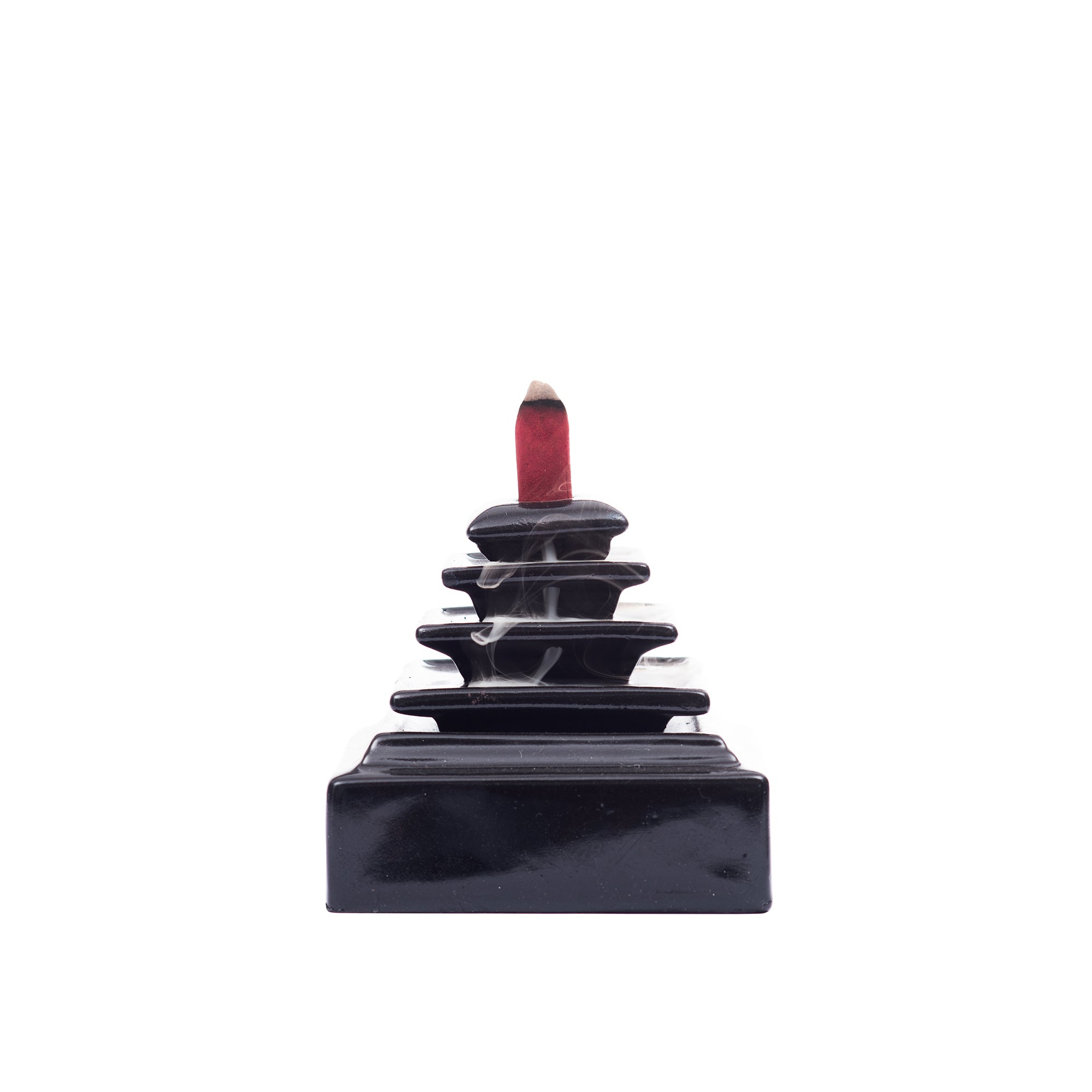 Falling Waterfall Smoke Backflow Cone Incense Holder Decorative Showpiece With 10 Backflow Incense Cone 4