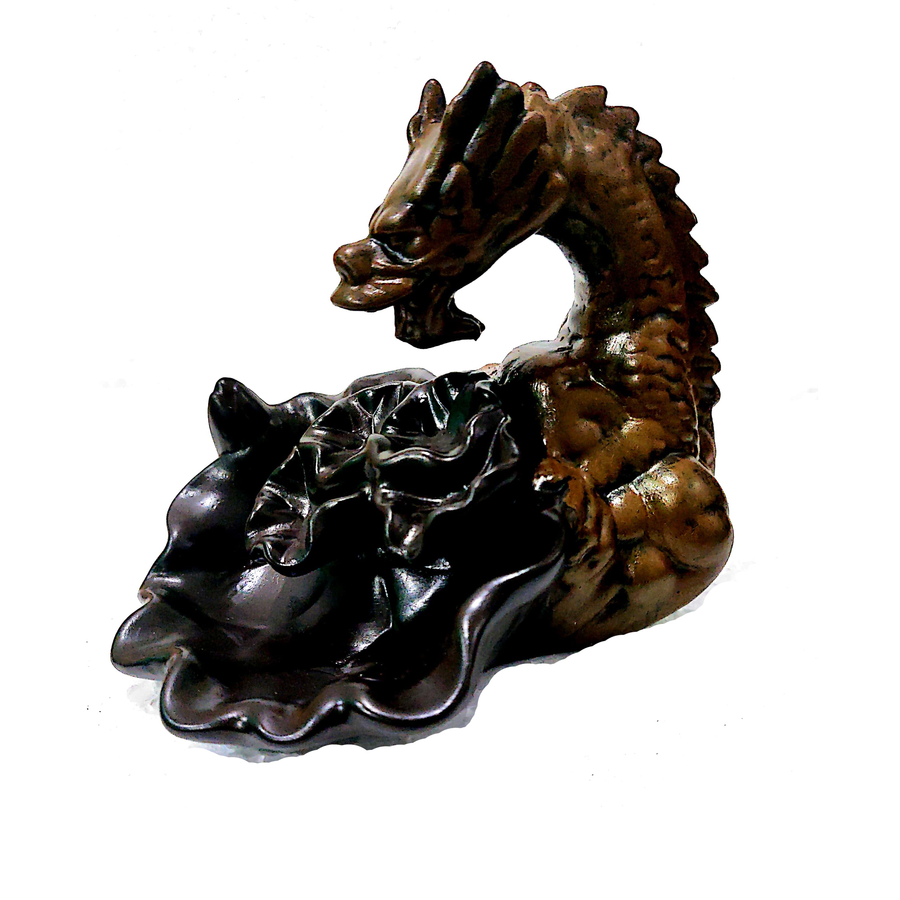Dragon Smoke Backflow Cone Incense Holder Decorative Showpiece 1
