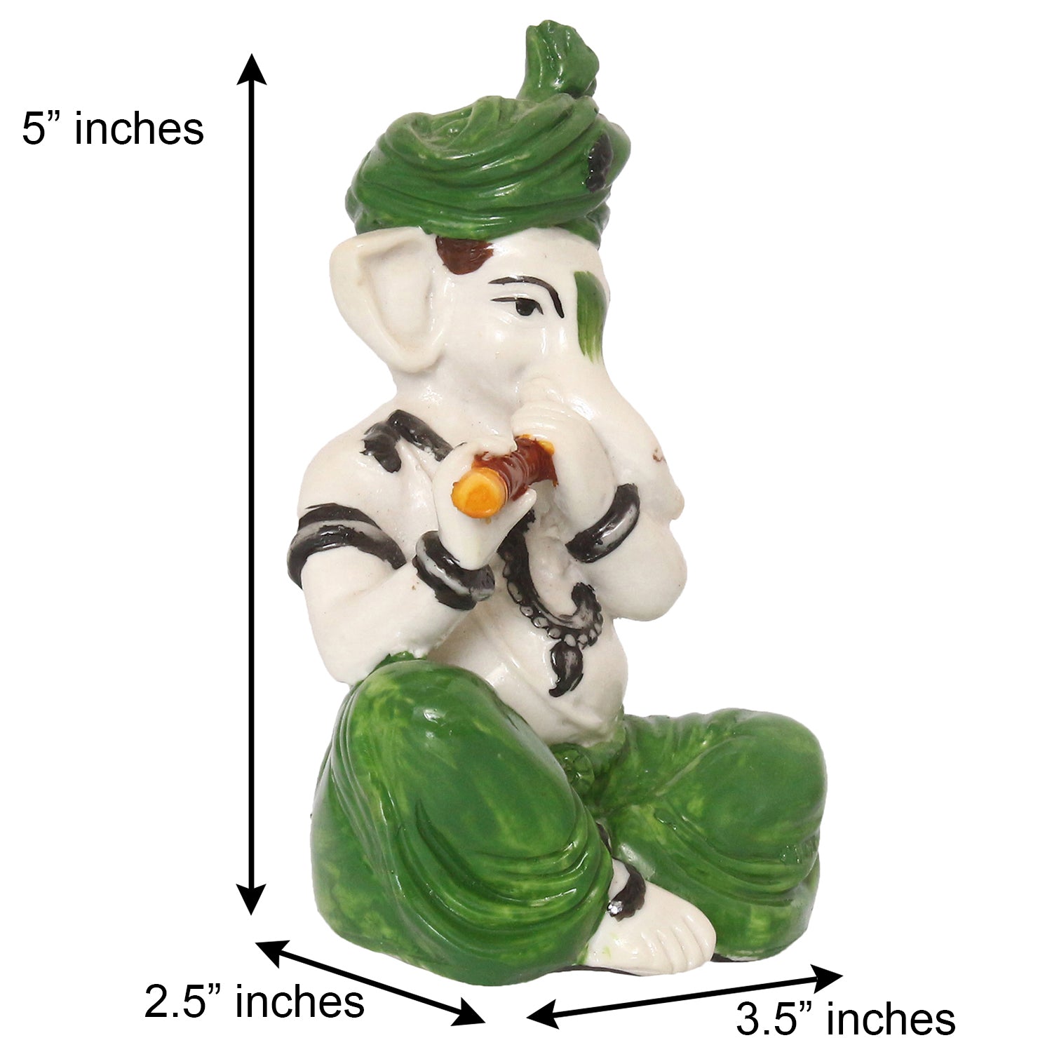 Lord Ganesha playing Flute 3