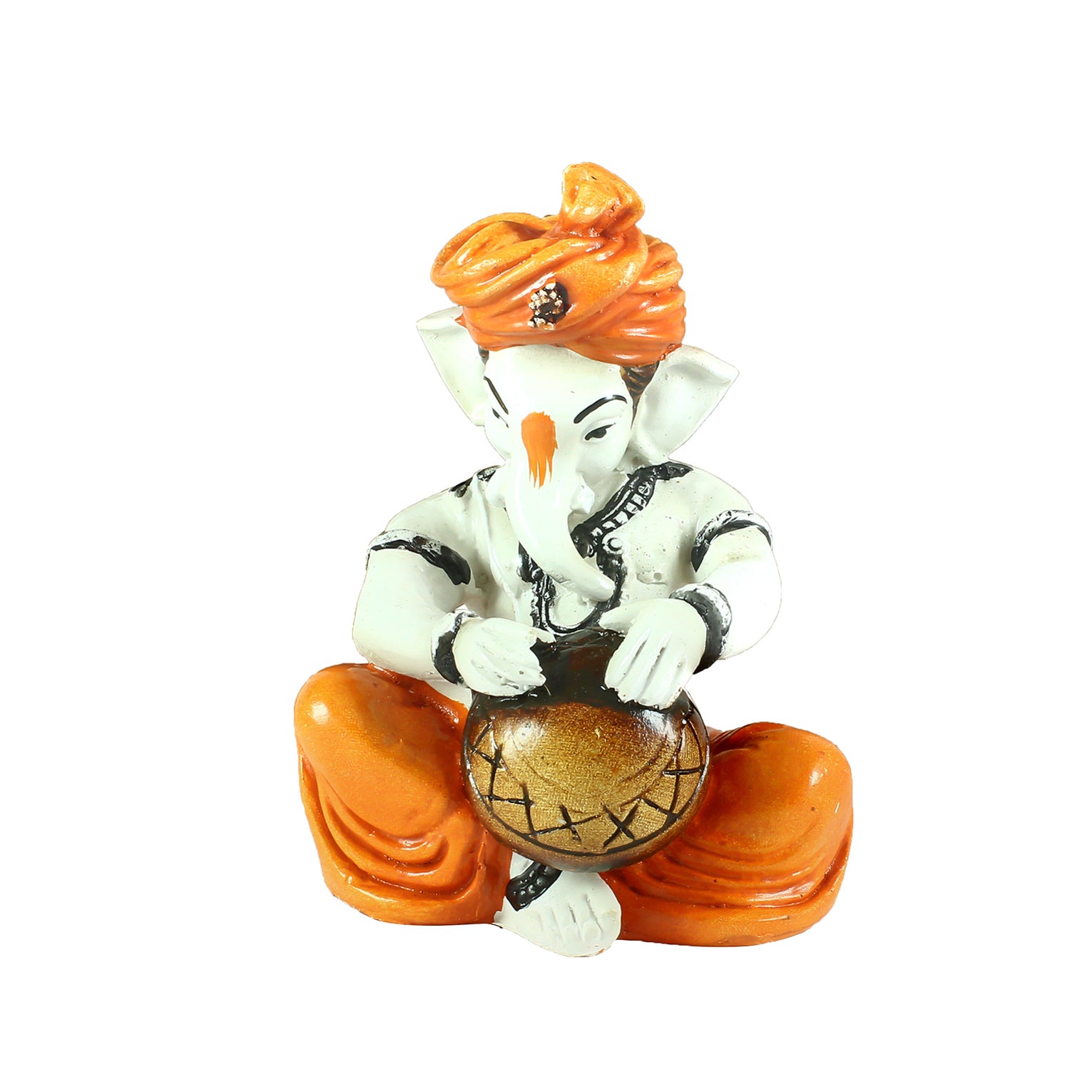 Lord Ganesha Playing Tabla Decorative Showpiece 1