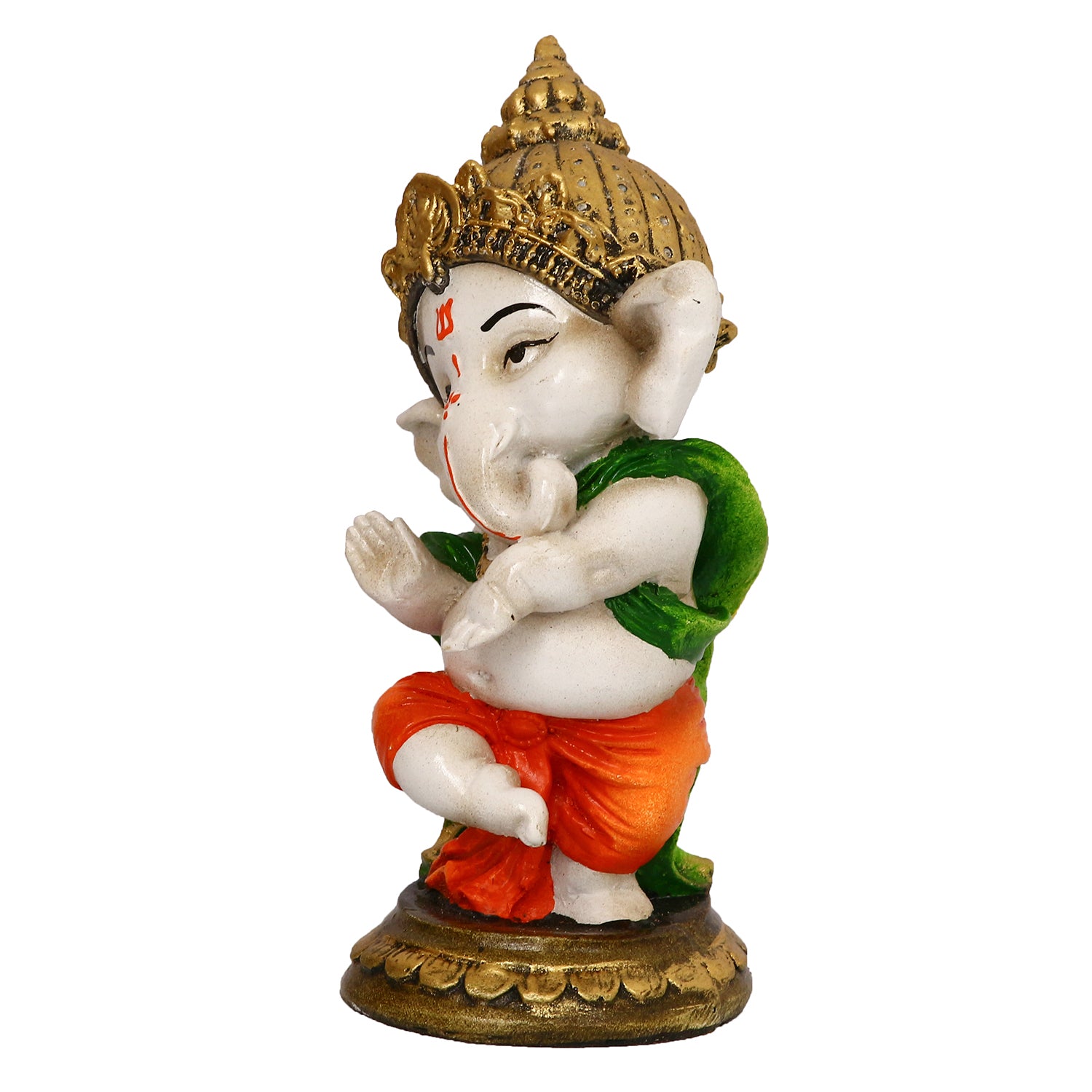 Lord Ganesha Idol In Dancing Avatar Decorative Showpiece 5