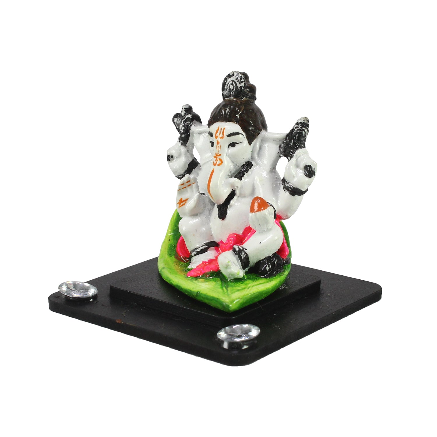 Decorative Lord Ganesha Idol For Car Dashboard, Home Temple, And Office Desks 3