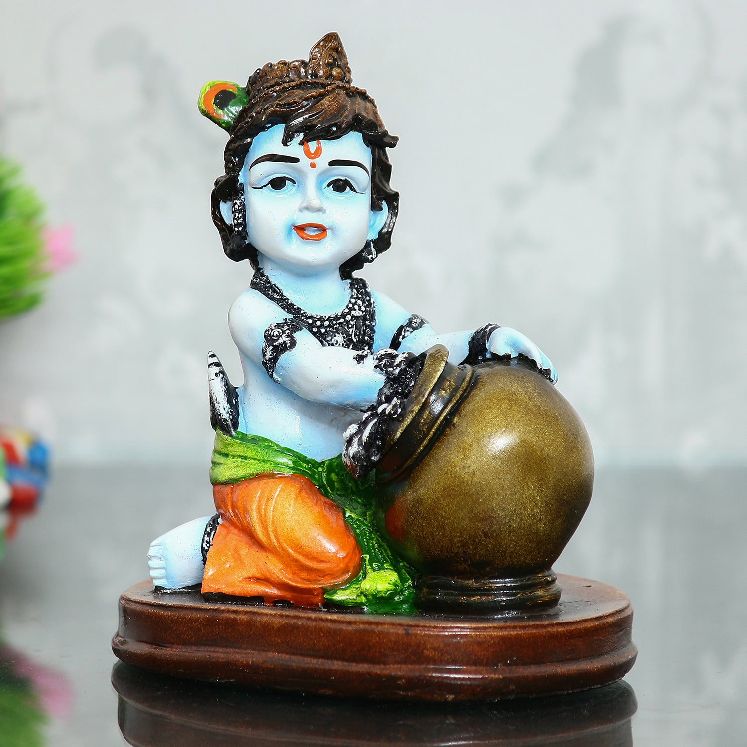 Decorative Showpiece Makhan Chor/Baal Krishna Idol 1