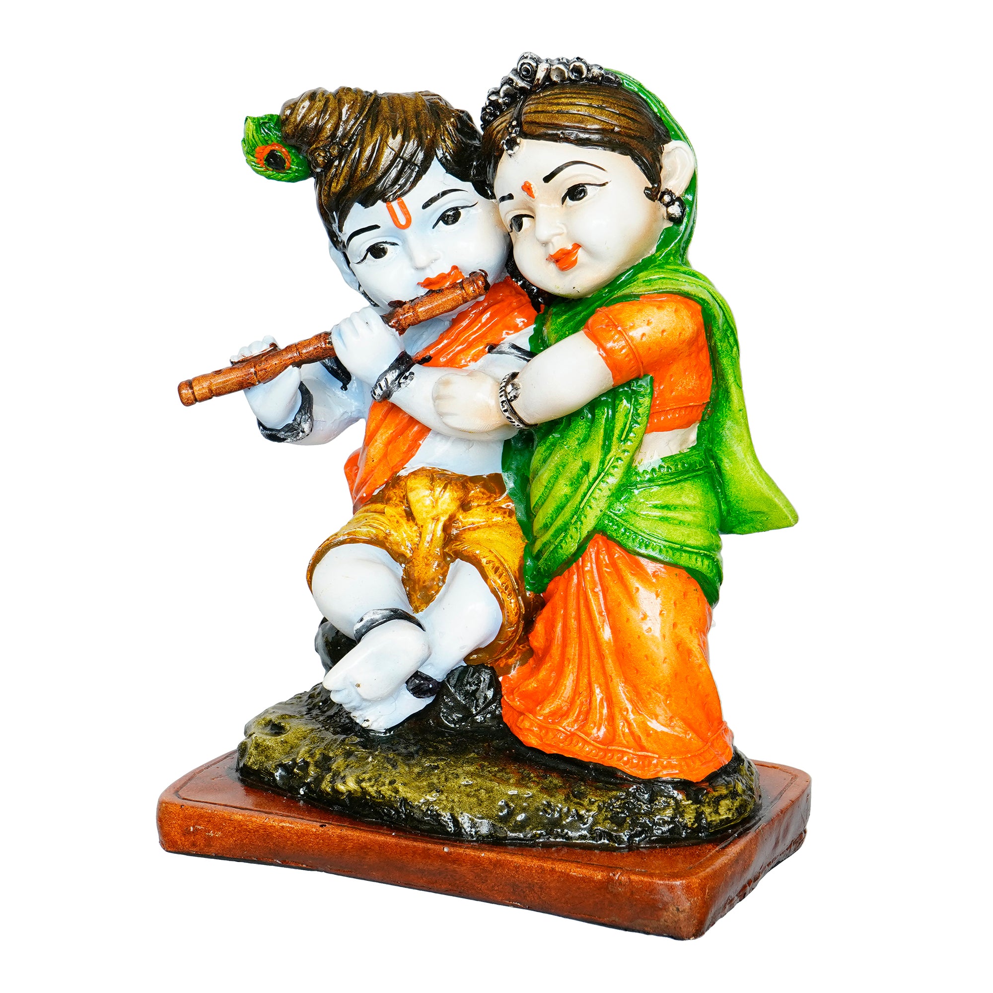 Radha Krishna Statue Artistic Polyresin Figurine 5