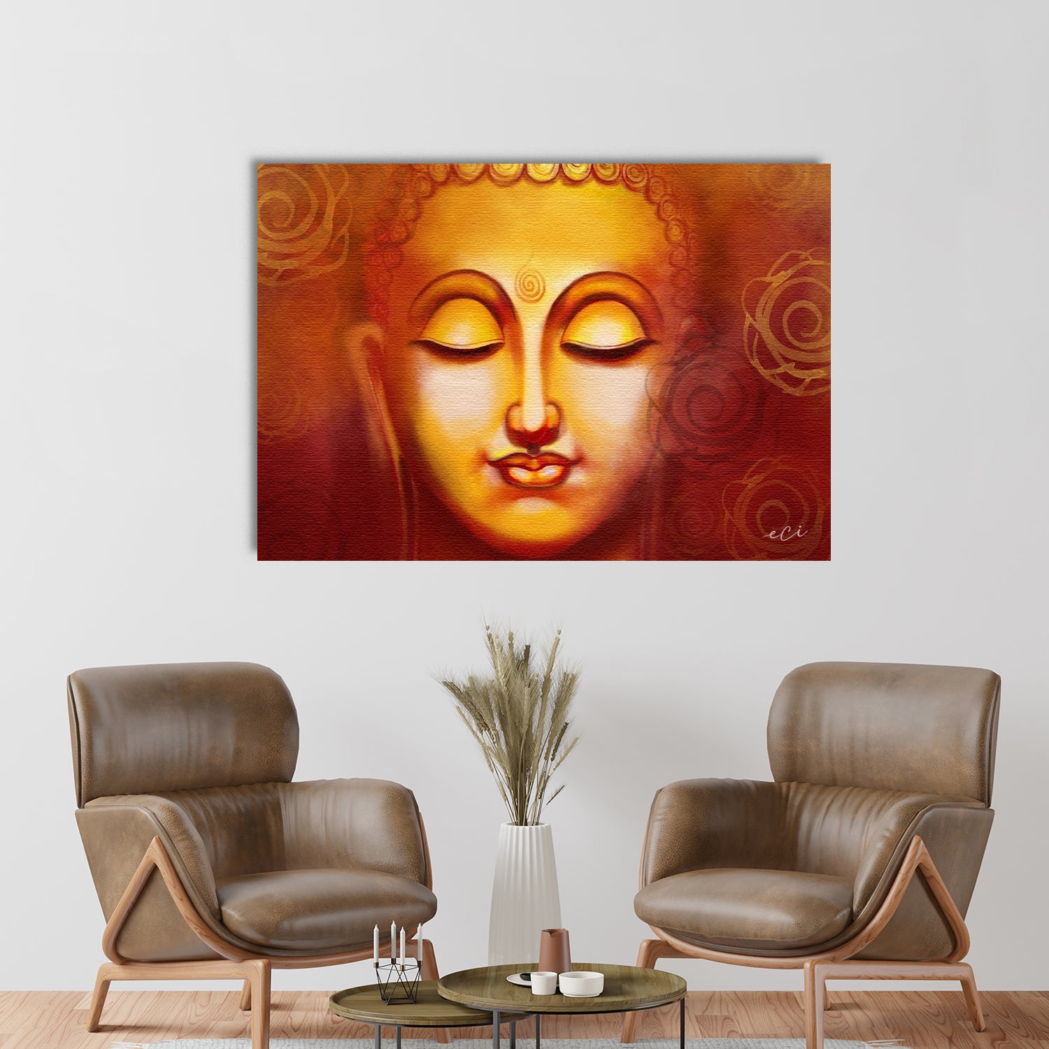 Spiritual Buddha Original Design Canvas Printed Wall Painting