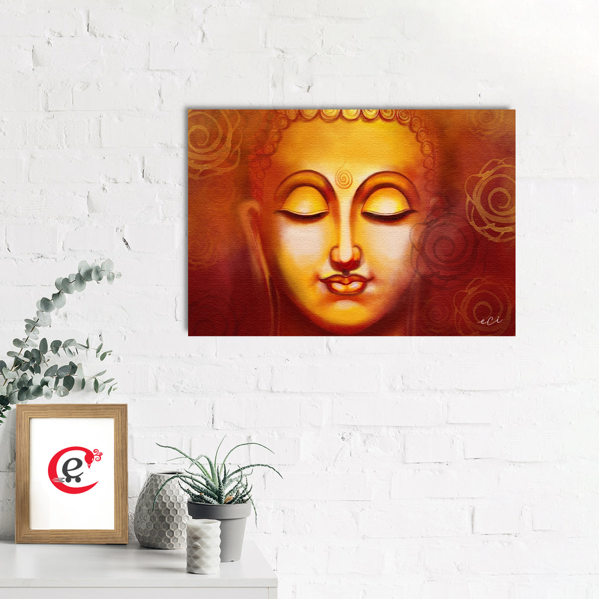 Spiritual Buddha Original Design Canvas Printed Wall Painting ...