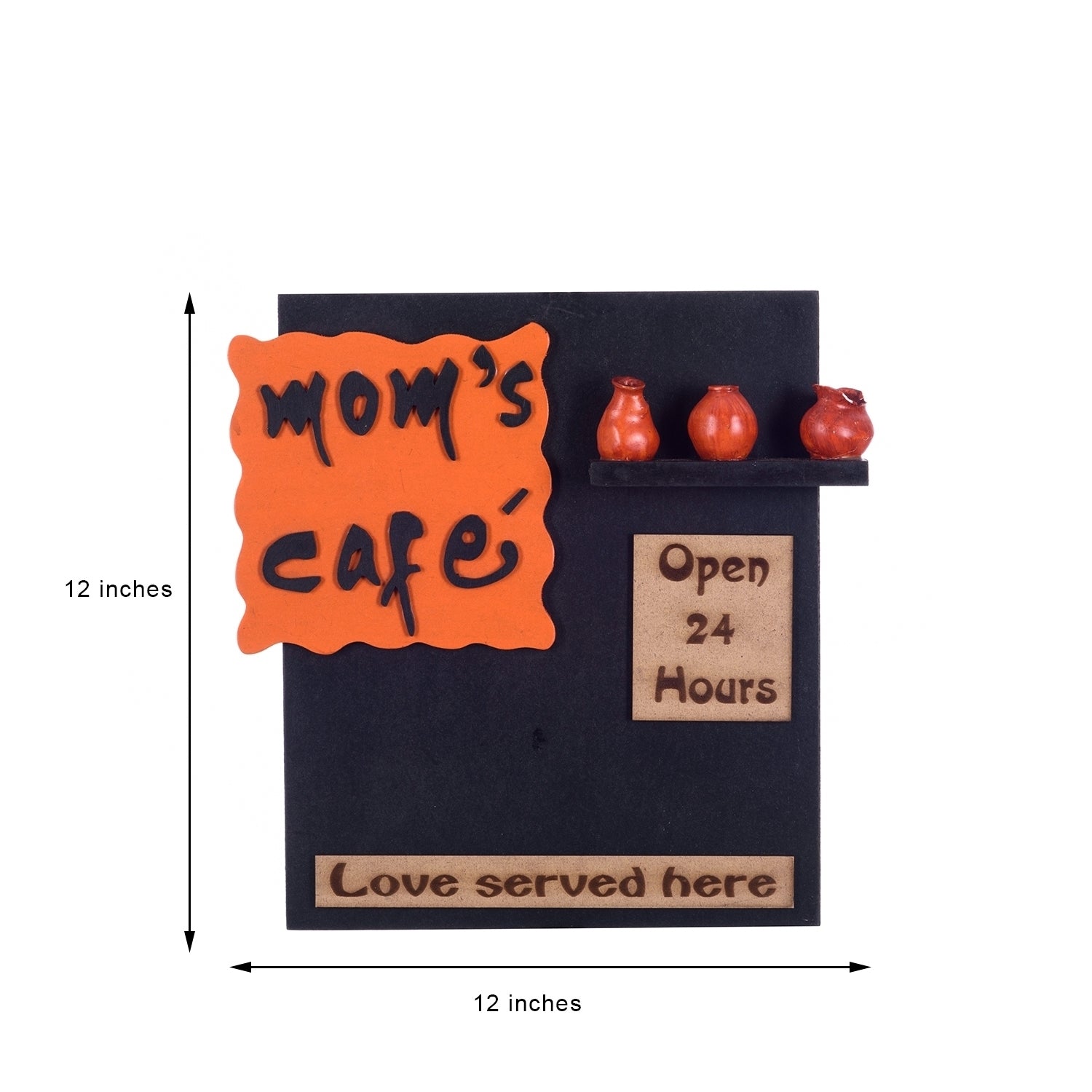 Wooden Mom's Cafe Wall Hanging 2