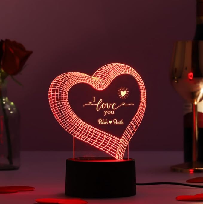 Customized Name Personalized Gift for Anniversary Valentine&#39;s Day for Husband Wife Couple Girlfriend Boyfriend