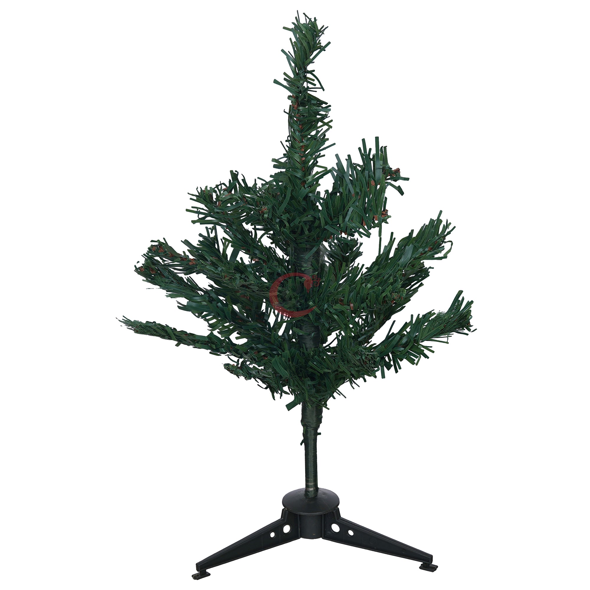 eCraftIndia 1 Feet Green Artificial Christmas Tree Xmas Pine Tree with Stand and 40 Christmas Decoration Ornaments Props - Merry Christmas Decoration Item for Home, Office, and Church 2
