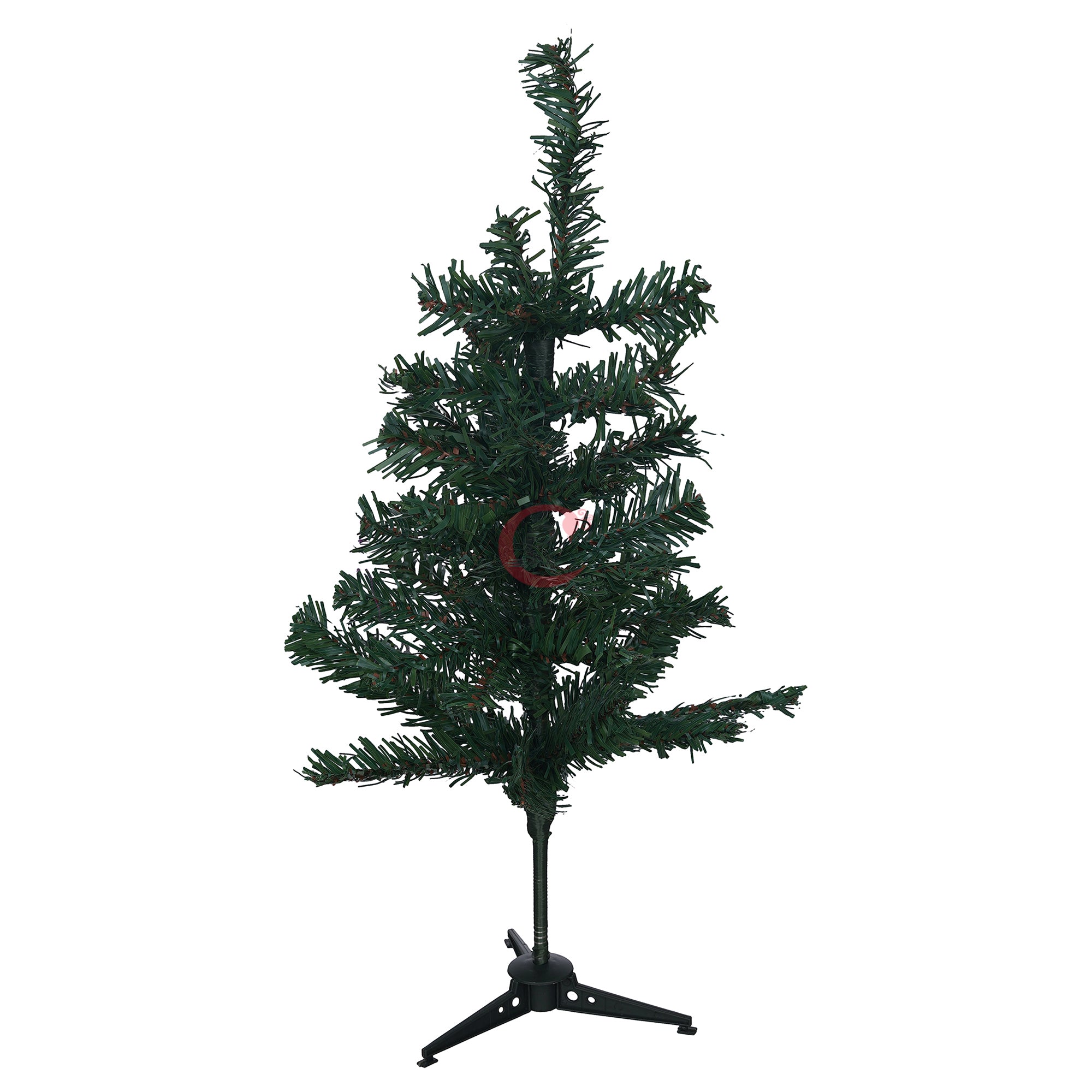 eCraftIndia 2 Feet Green Artificial Christmas Tree Xmas Pine Tree with Metal Stand - Xmas Tree for Indoor, Outdoor, Home, Living Room, Office, Church Decor - Merry Christmas Decoration Item 5