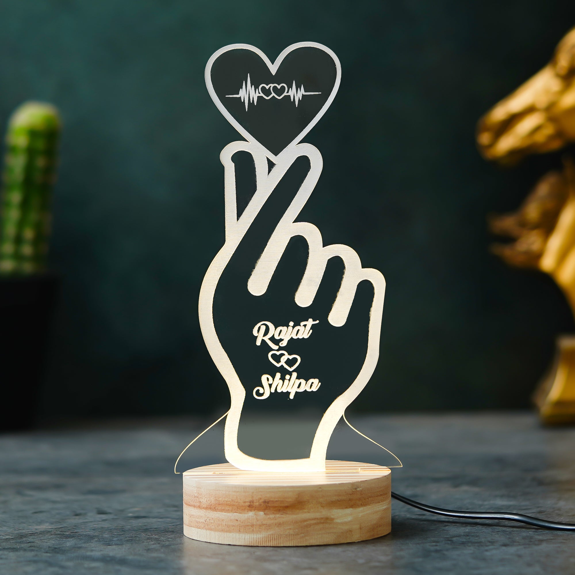 Customized Name Personalized Gift for Anniversary Valentines Day for Husband Wife Couple Girlfriend Boyfriend 1