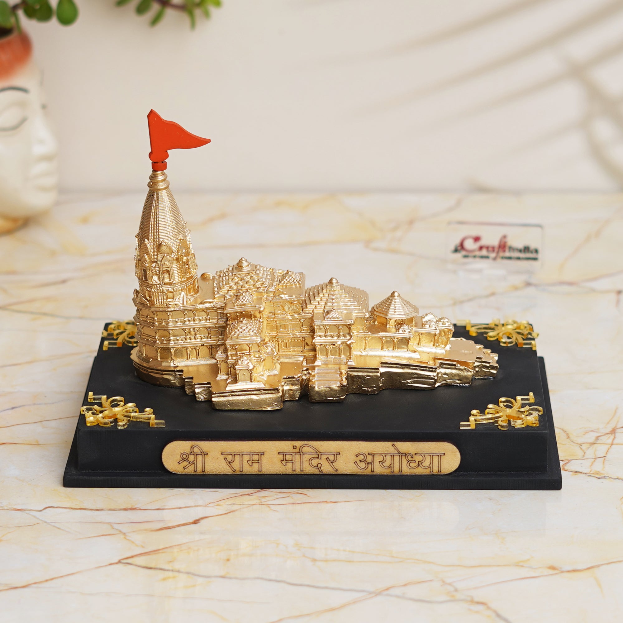 Shri Ram Mandir Ayodhya Model Authentic Design Temple - Perfect for Home Decor, and Spiritual Gifting 1