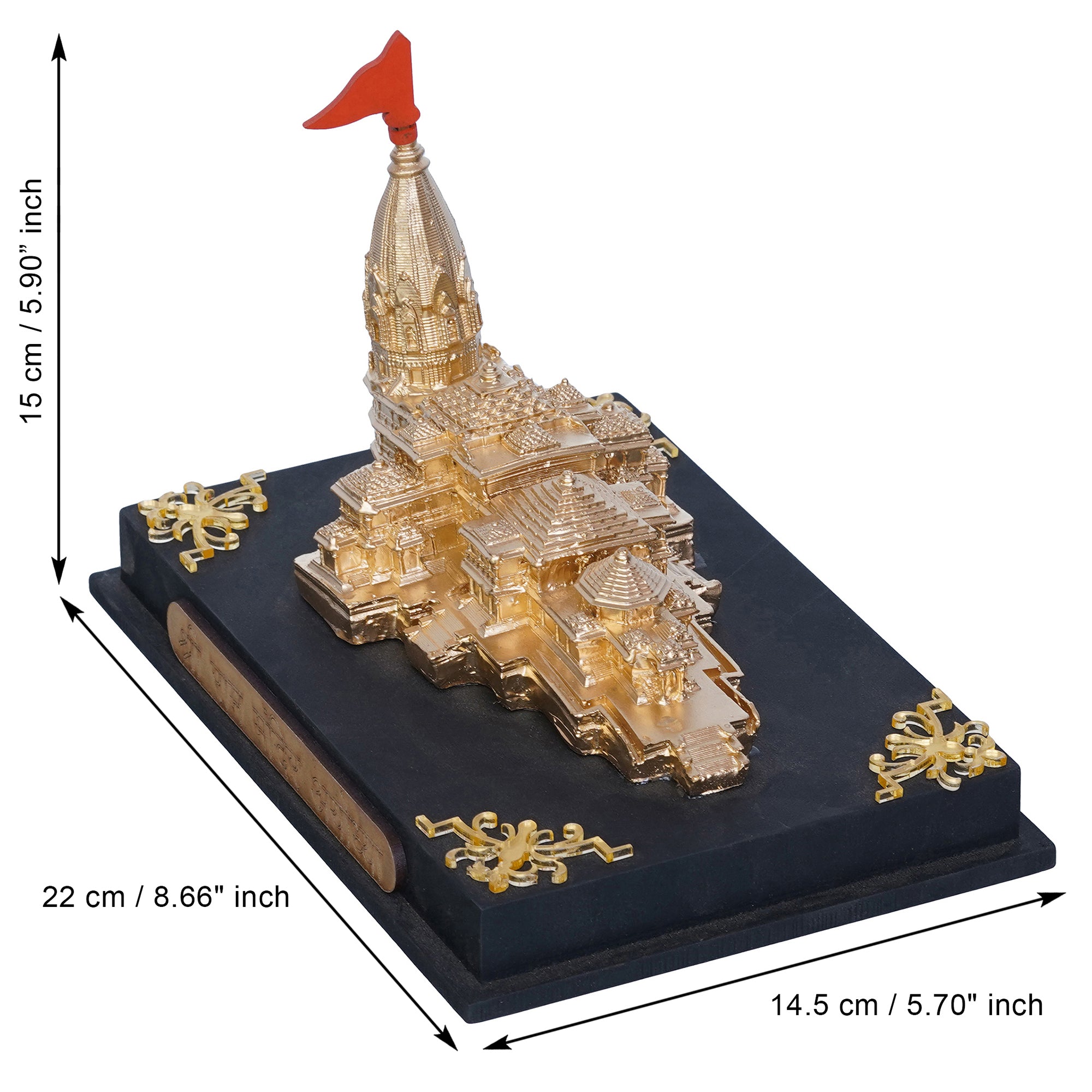 Shri Ram Mandir Ayodhya Model Authentic Design Temple - Perfect for Home Decor, and Spiritual Gifting 3