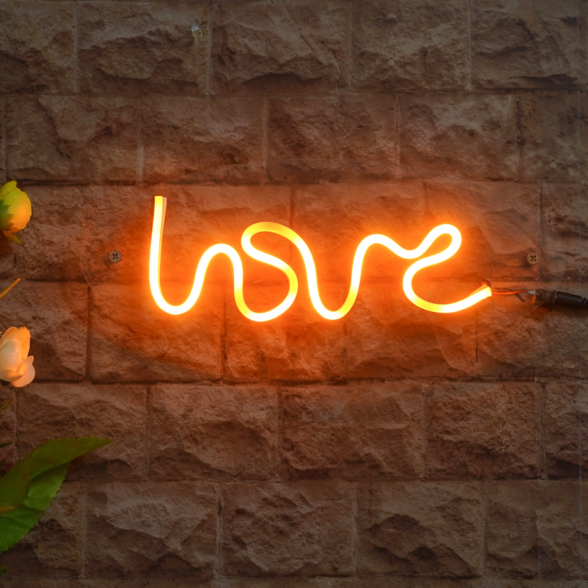 Love Wall Hanging LED Neon Light for Home, Office, Kids Room, Christmas, Wedding Decor