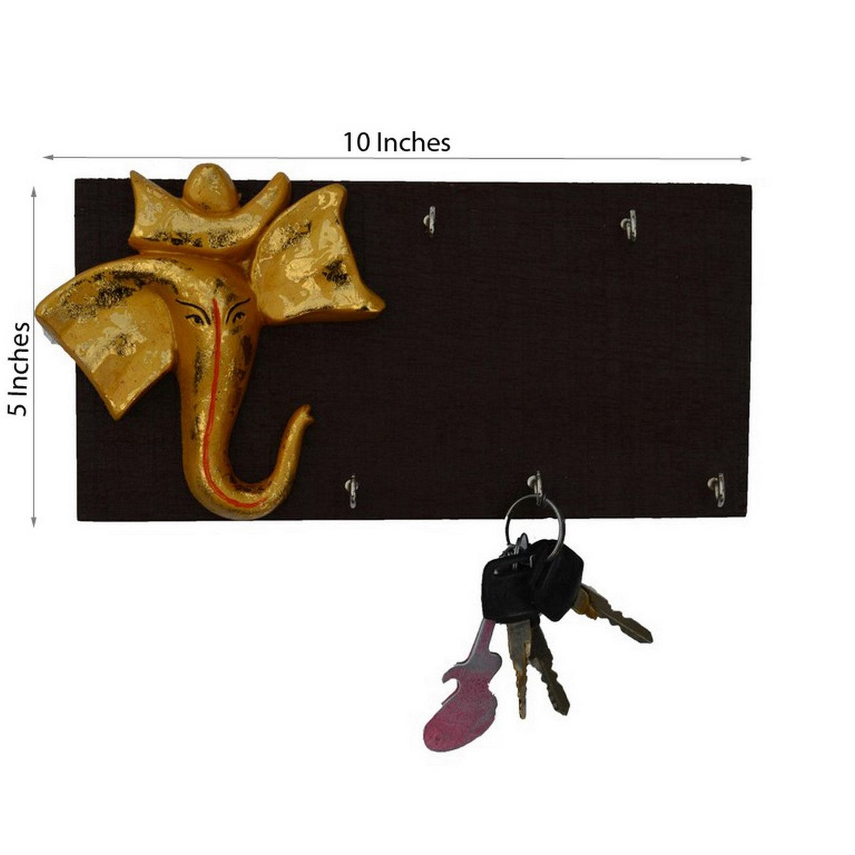 Wooden Lord Ganesha Key Holder 2