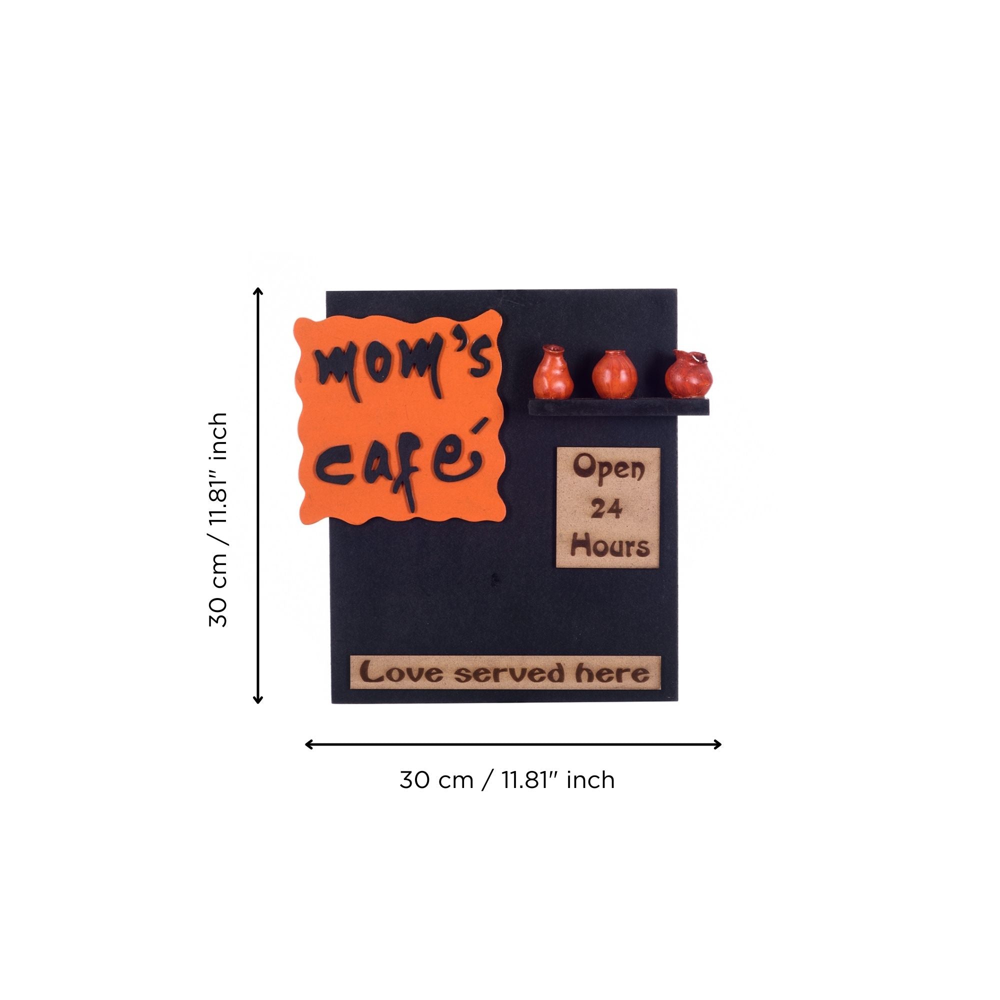 Wooden Mom's Cafe Wall Hanging 2