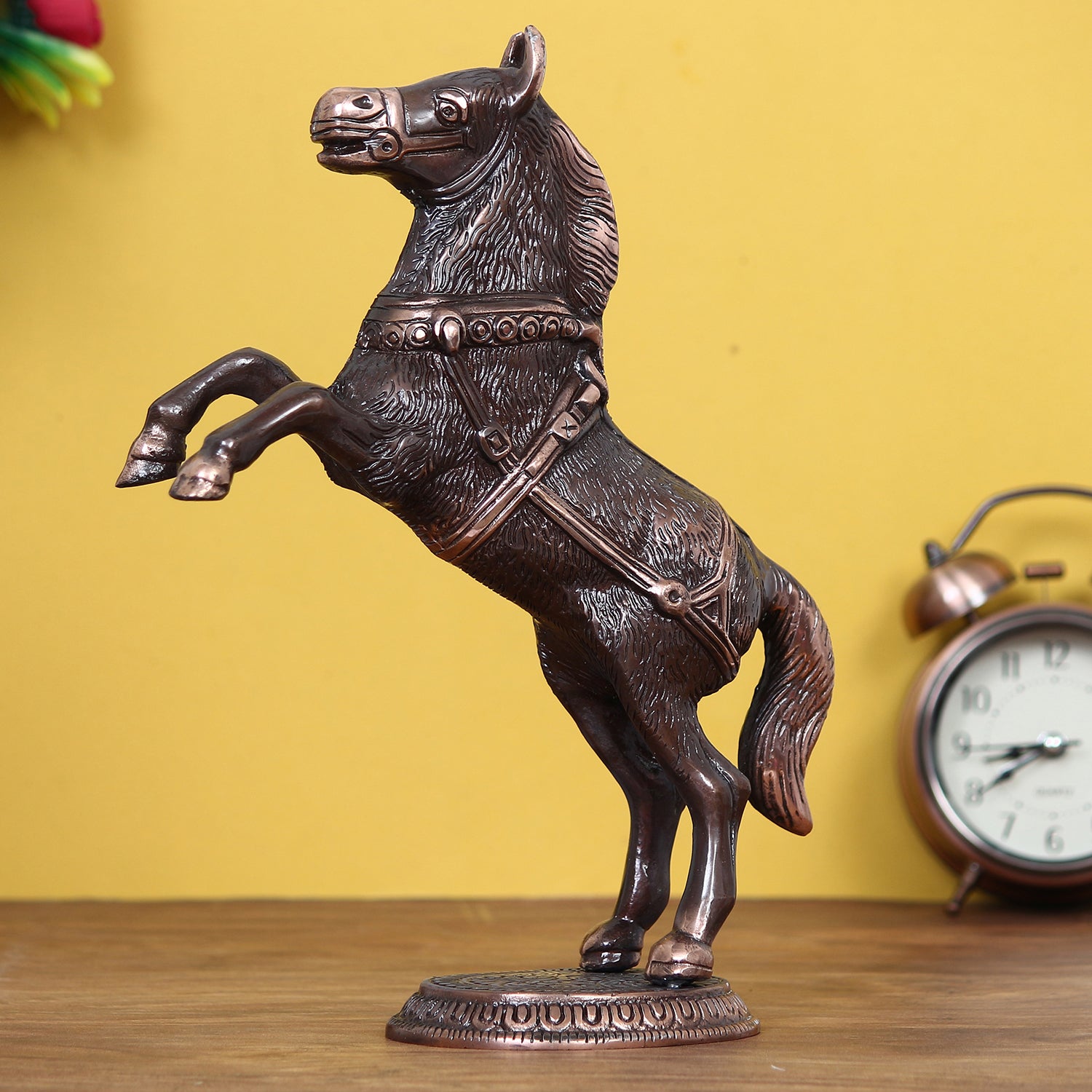 Decorative Jumping Horse Figurine Antique Showpiece 1