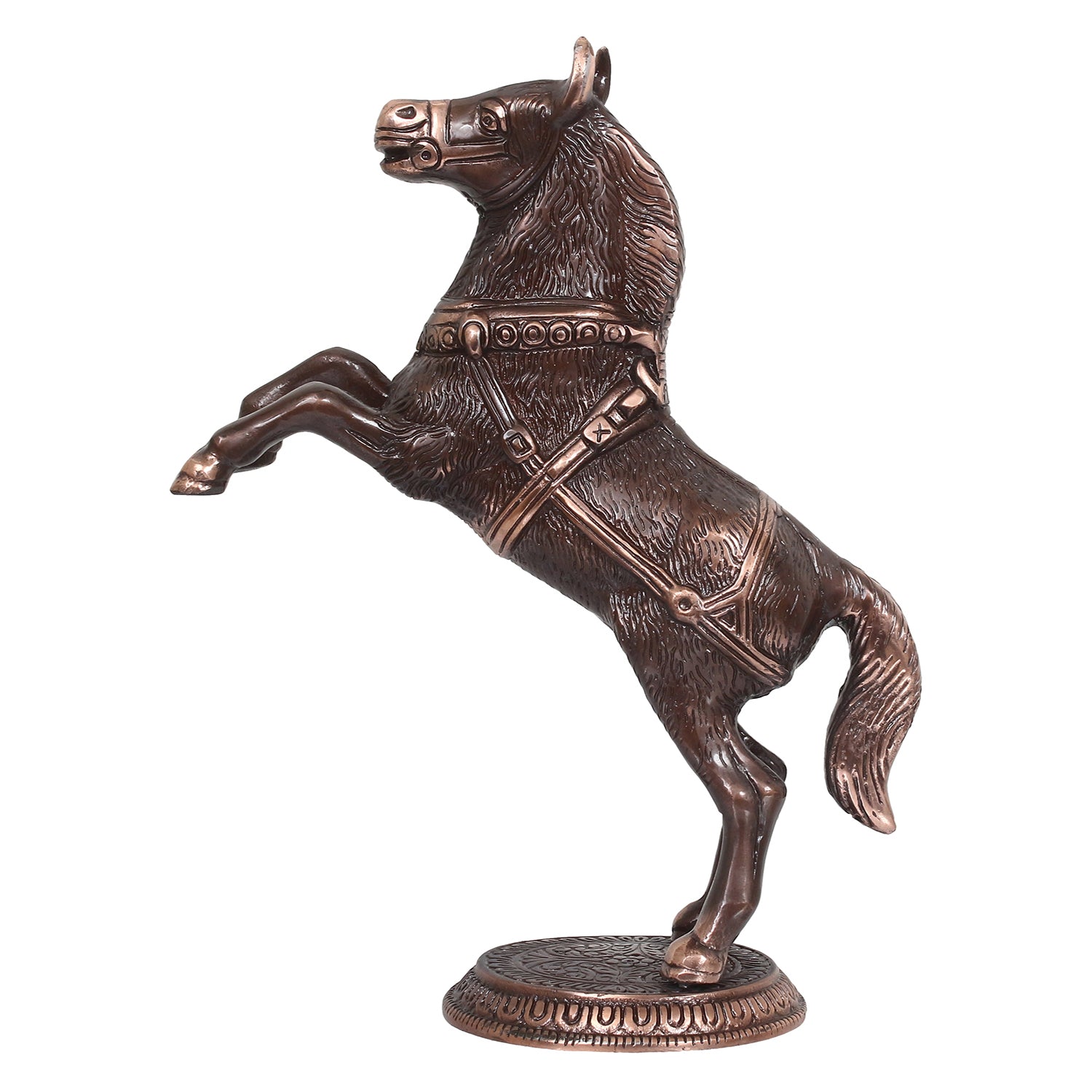 Decorative Jumping Horse Figurine Antique Showpiece 5