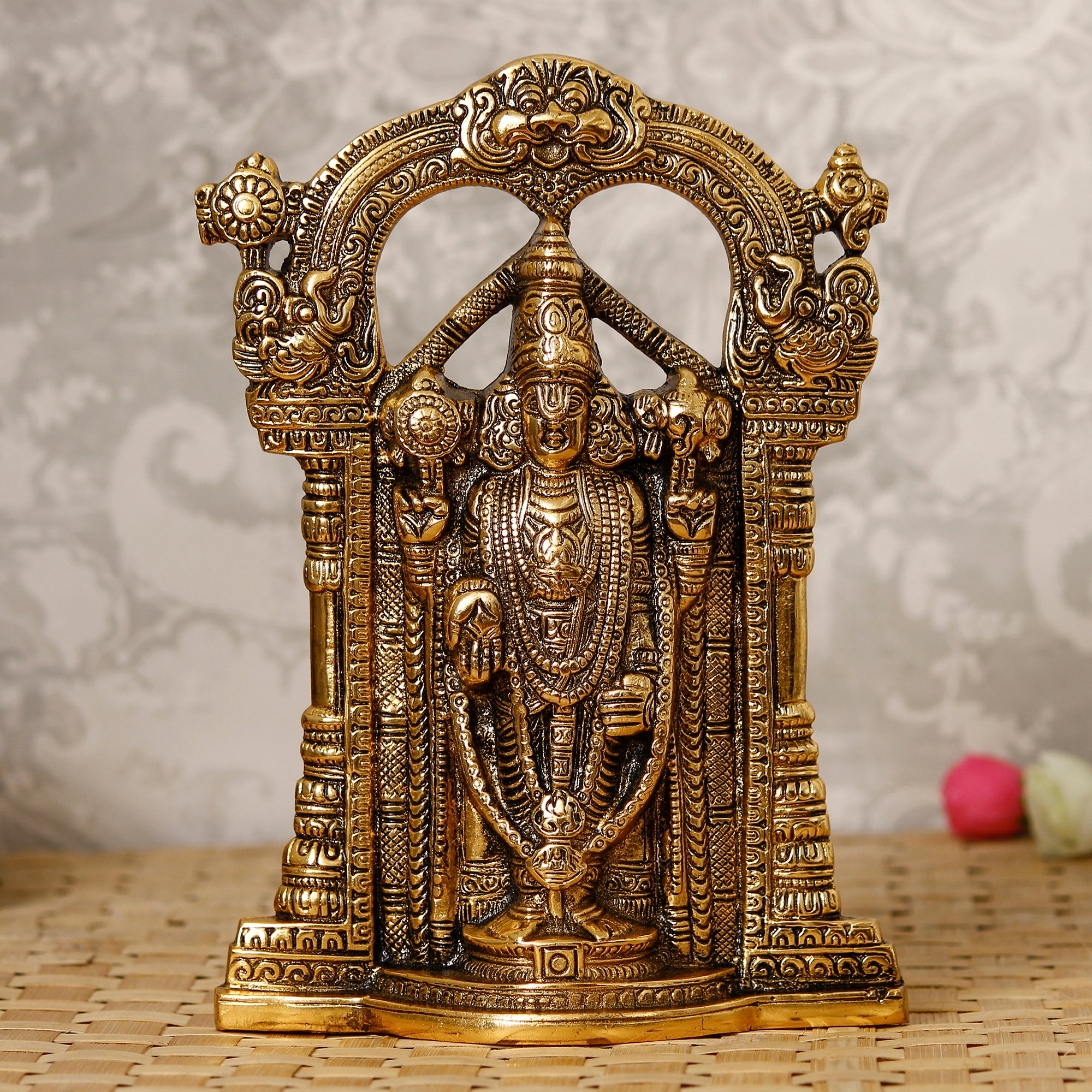 Golden Metal Lord Balaji Idol 2