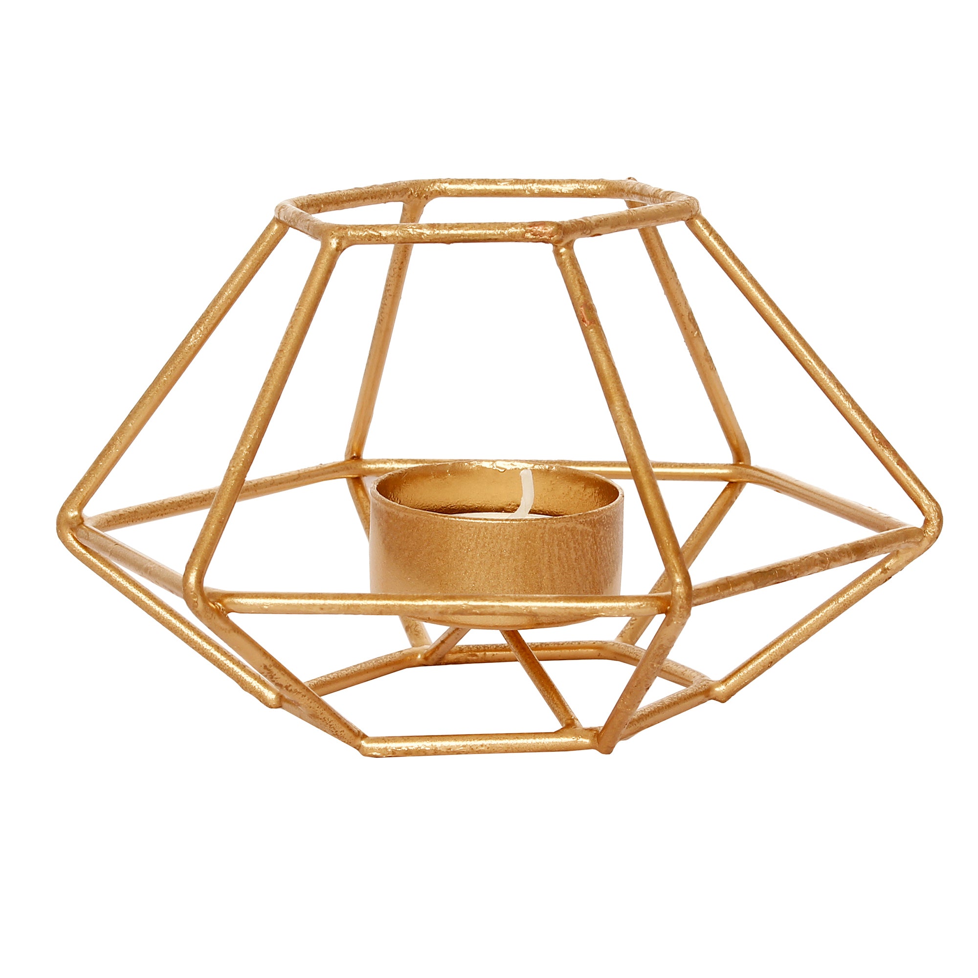 Golden Metal Decorative Handcrafted tea light candle holder 4
