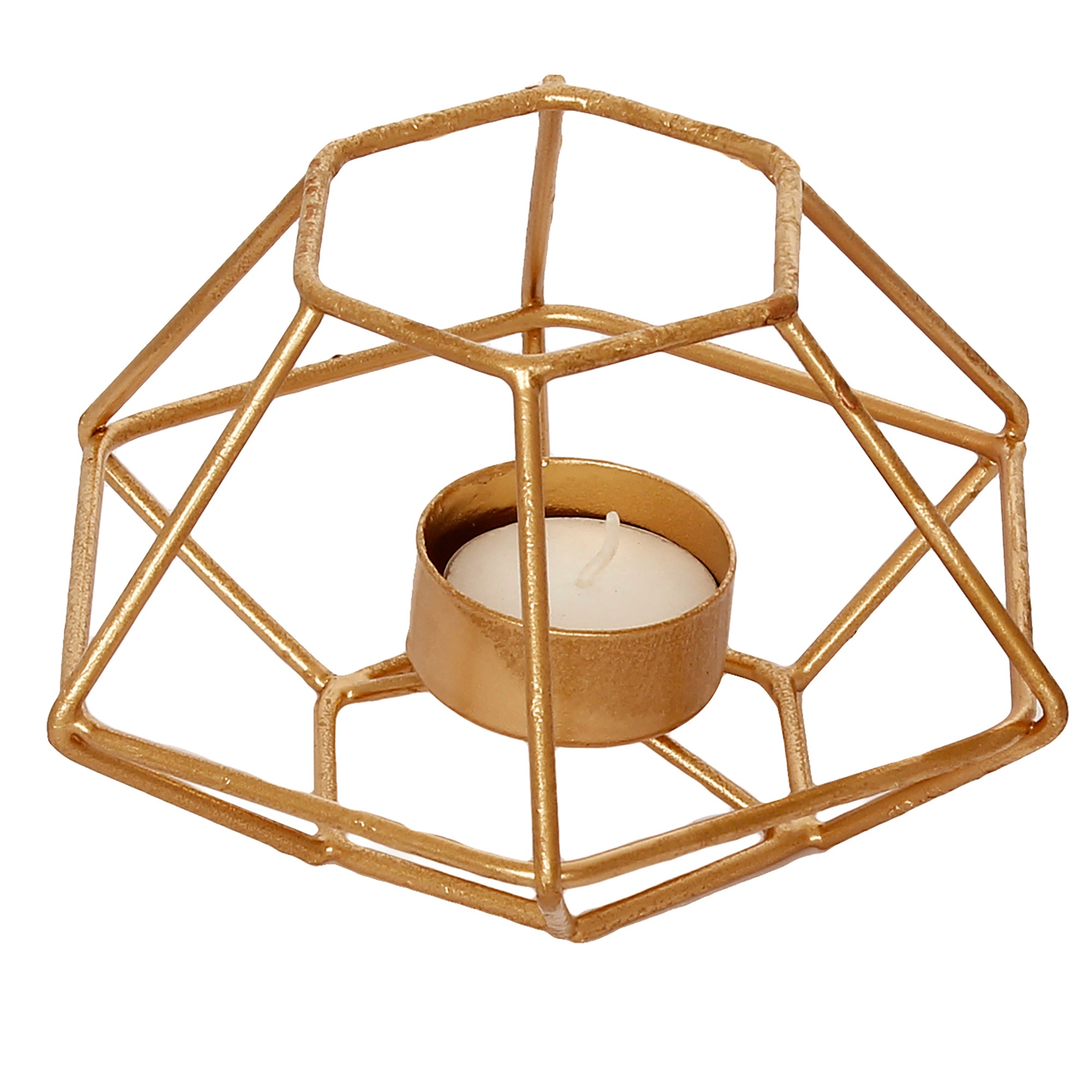 Golden Metal Decorative Handcrafted tea light candle holder 5