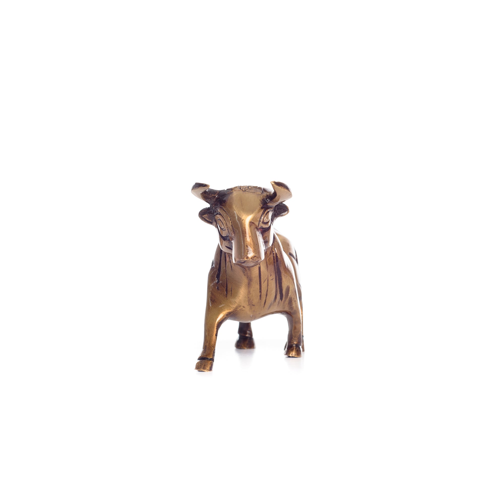 Brass Kamdhenu Cow Sculpture 4