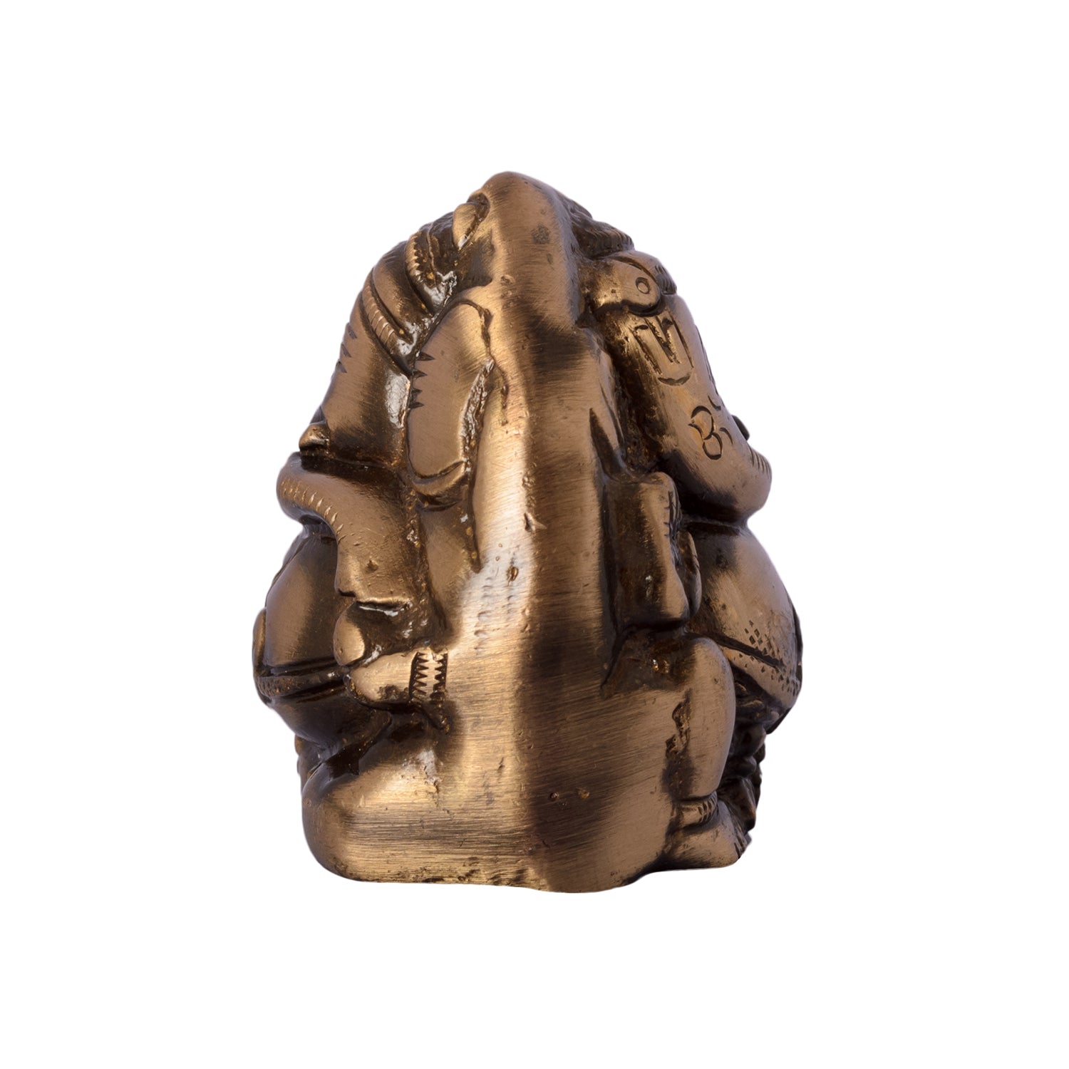 Brass Antique Finish Two Faced Lord Ganesha 3