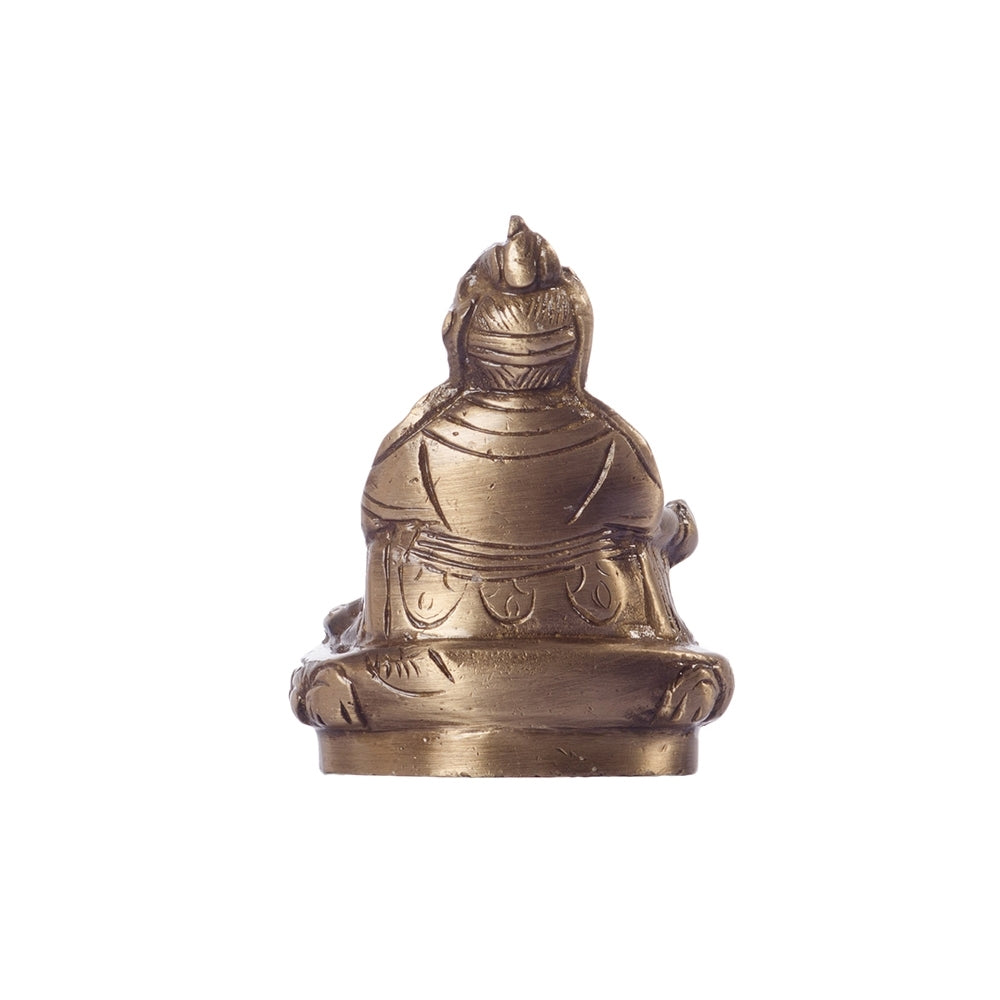 Golden Brass Lord Kuber Statue God Idol 5