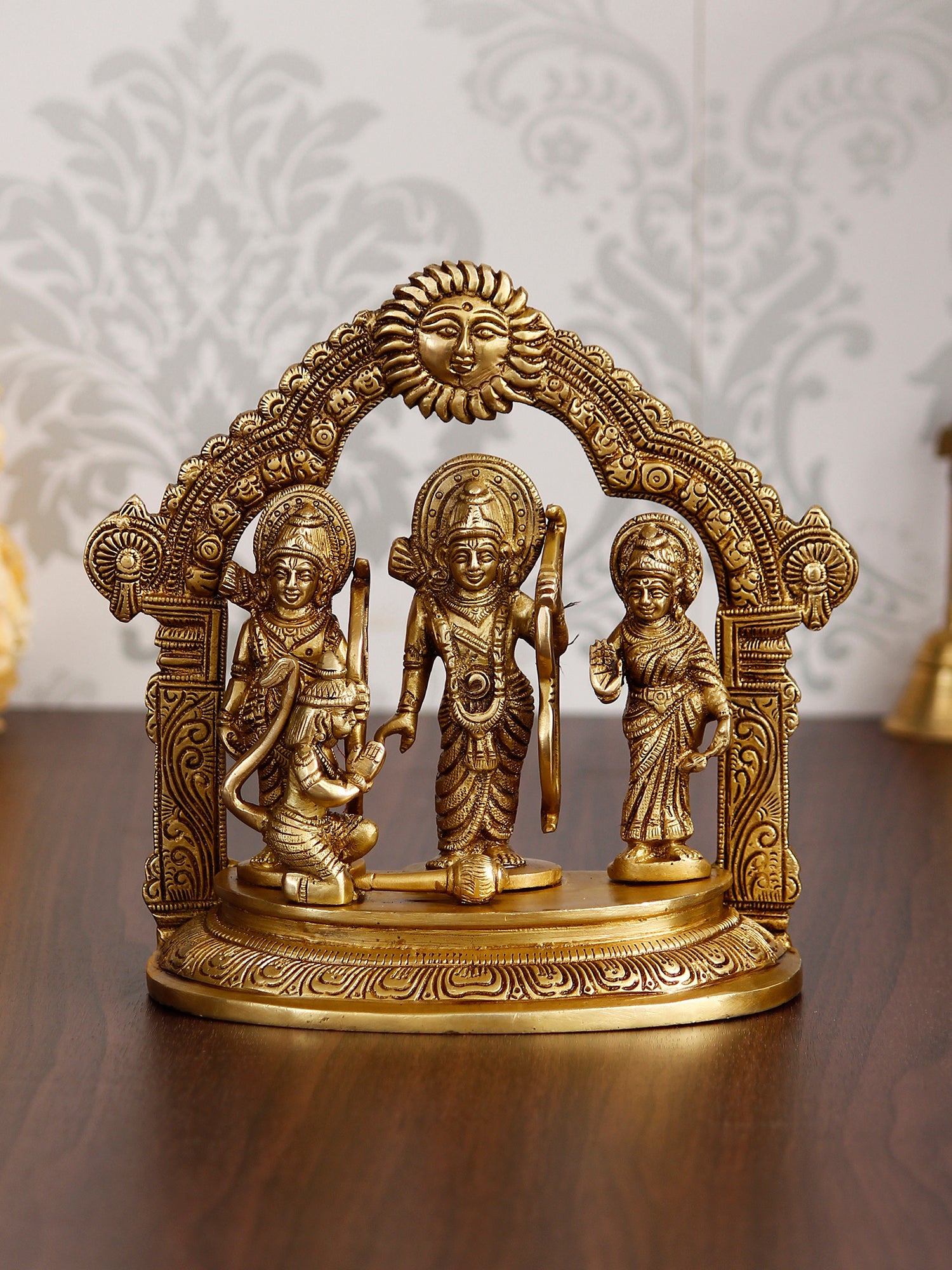 Golden Brass Handcrafted Ram Darbar Idol 1
