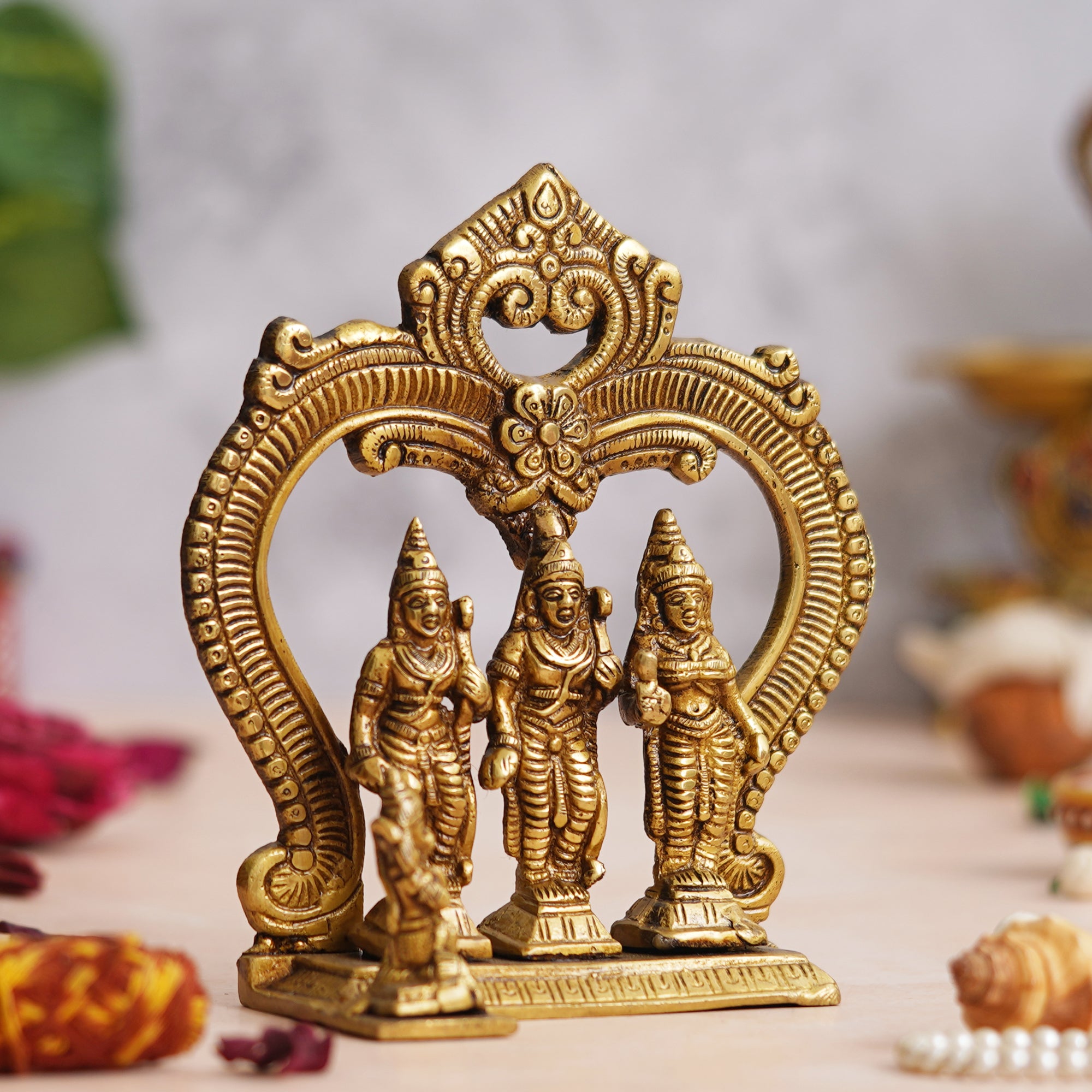 Load Ram Status eCraftIndia Lord Ram Darbar Statue Ram Sita Laxman Hanuman Murti Relig