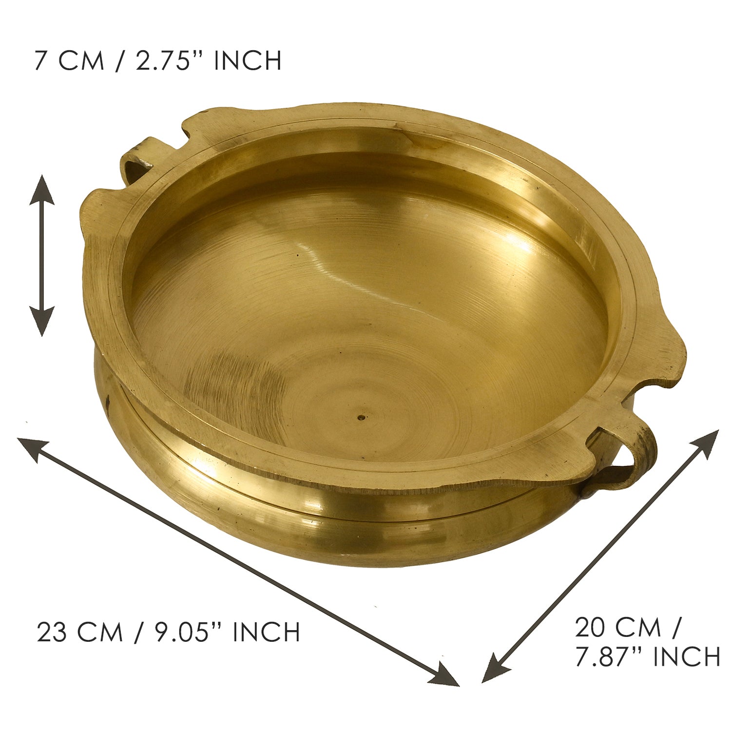 Golden antique Decorative Brass Urli Bowl 3
