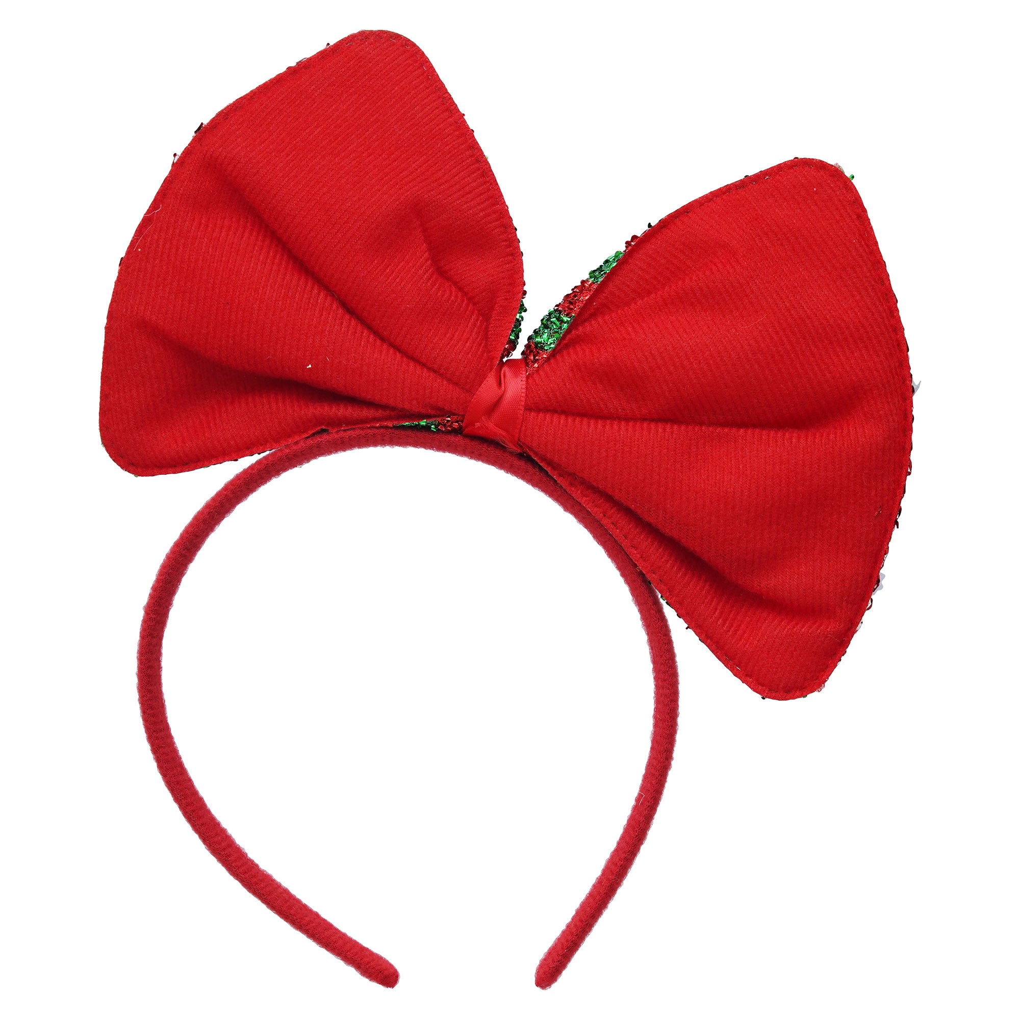 eCraftIndia Merry Christmas Themed Bow Headband with Snowflake Design  Hair Accessories Headwear For Christmas Party, Best Gift for Girls, Women 6