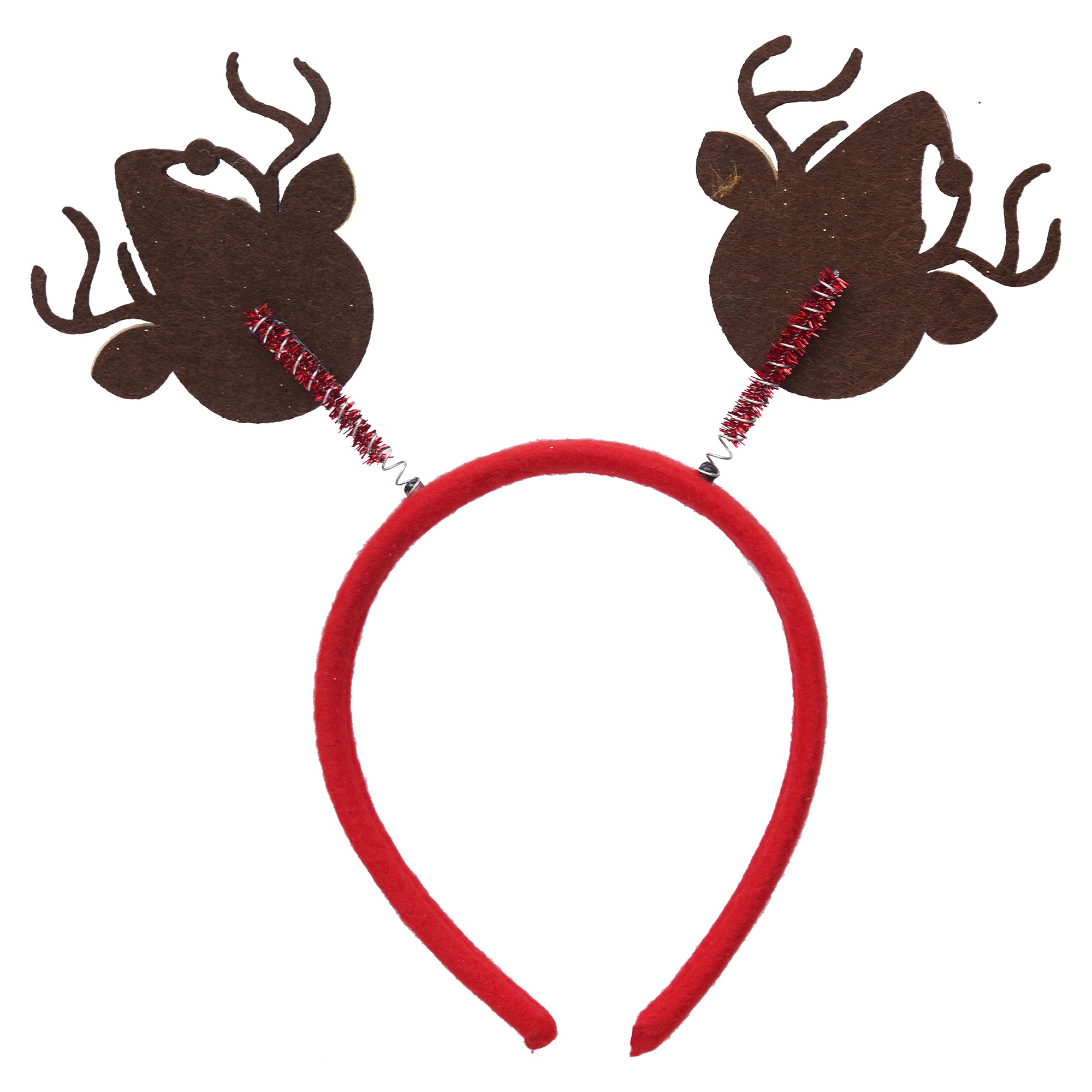eCraftIndia Christmas Reindeer Design Headband for Christmas and Birthday Parties  Best Gift for Women, Girls, and Kids 6