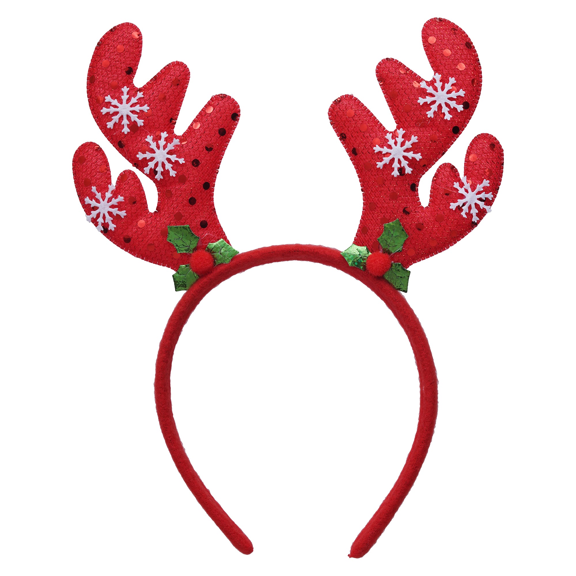 eCraftIndia Christmas Glitter Reindeer Antlers Headband  Deer Horn Hairband for Birthday, Christmas Party  Gift for Children, Girls 2