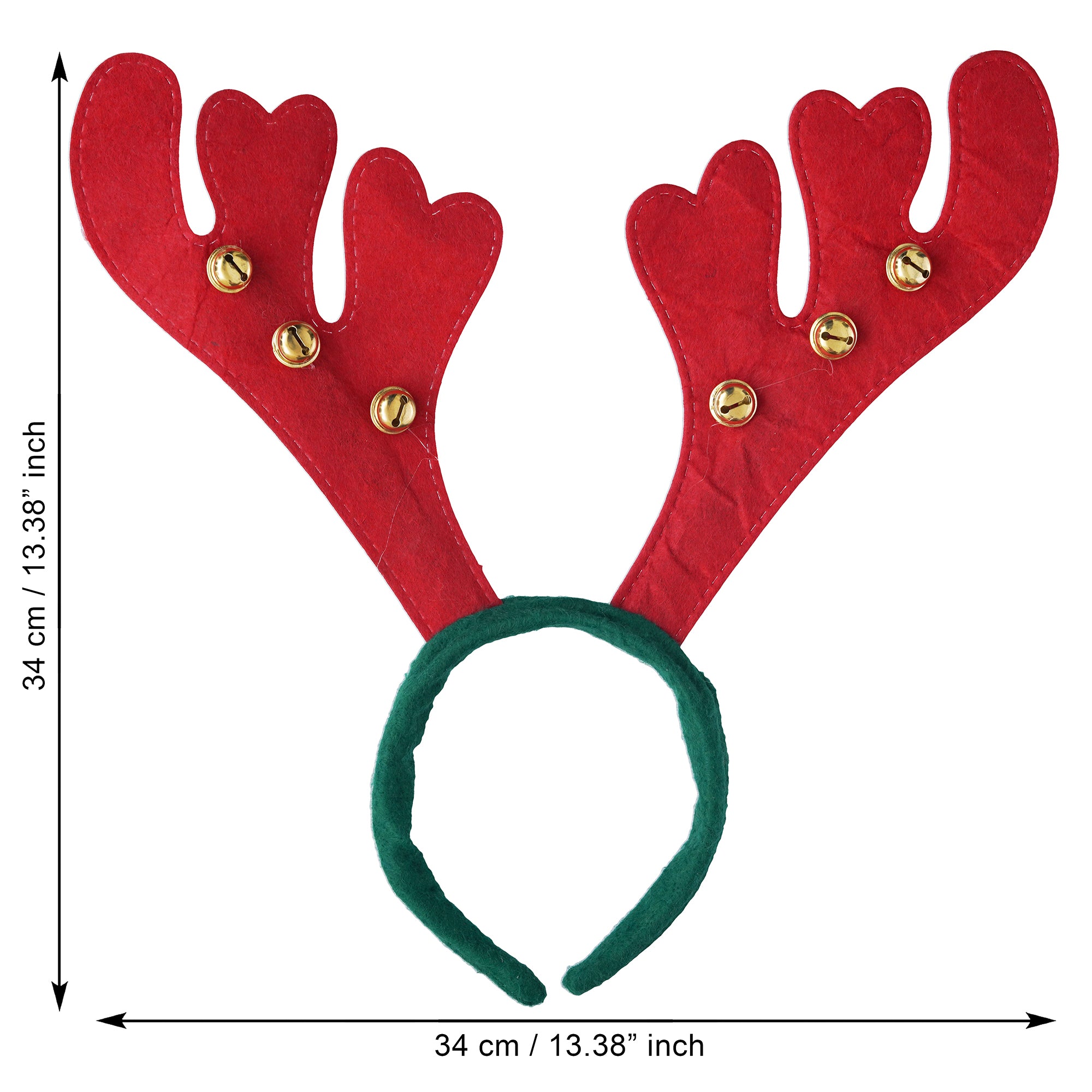 eCraftIndia Christmas Reindeer Antlers Headband  Deer Horn Hairband for Birthday, Christmas Party  Gift for kids, Girls 3