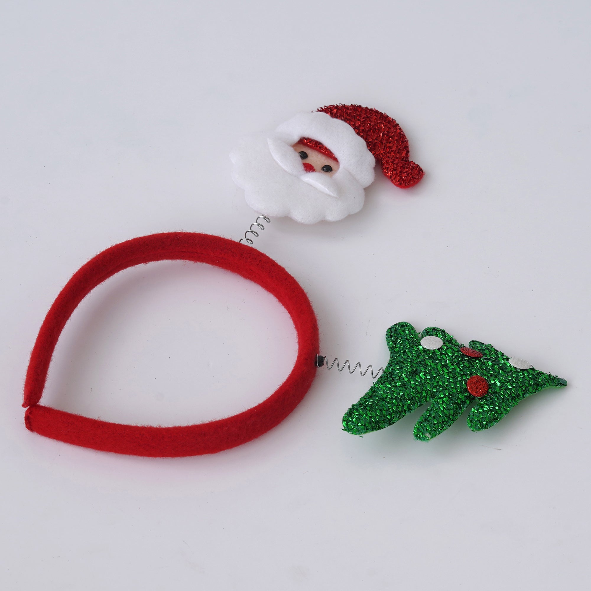 eCraftIndia Christmas Glitter Santa Claus, Christmas Tree Headband  Hairband for Birthday, Christmas Party  Gift for kids, Girls 5
