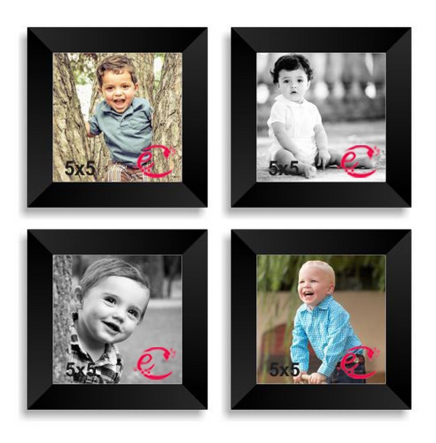Memory Wall Collage Photo Frame Set of 4 individual photo frames