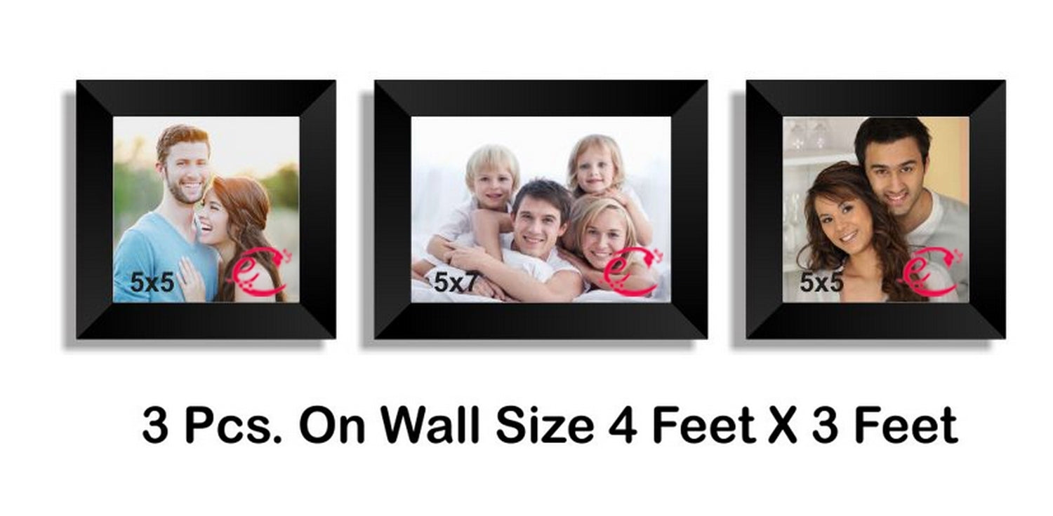 Memory Wall Collage Photo Frame Set of 3 individual photo frames 3