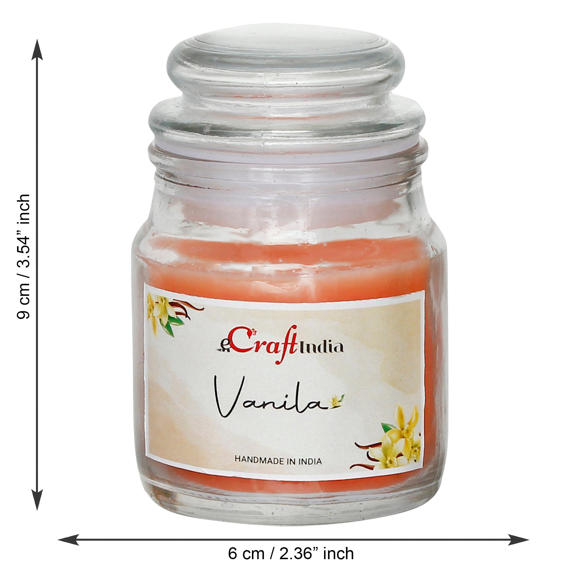 Vanilla Scented Jar Candle 3